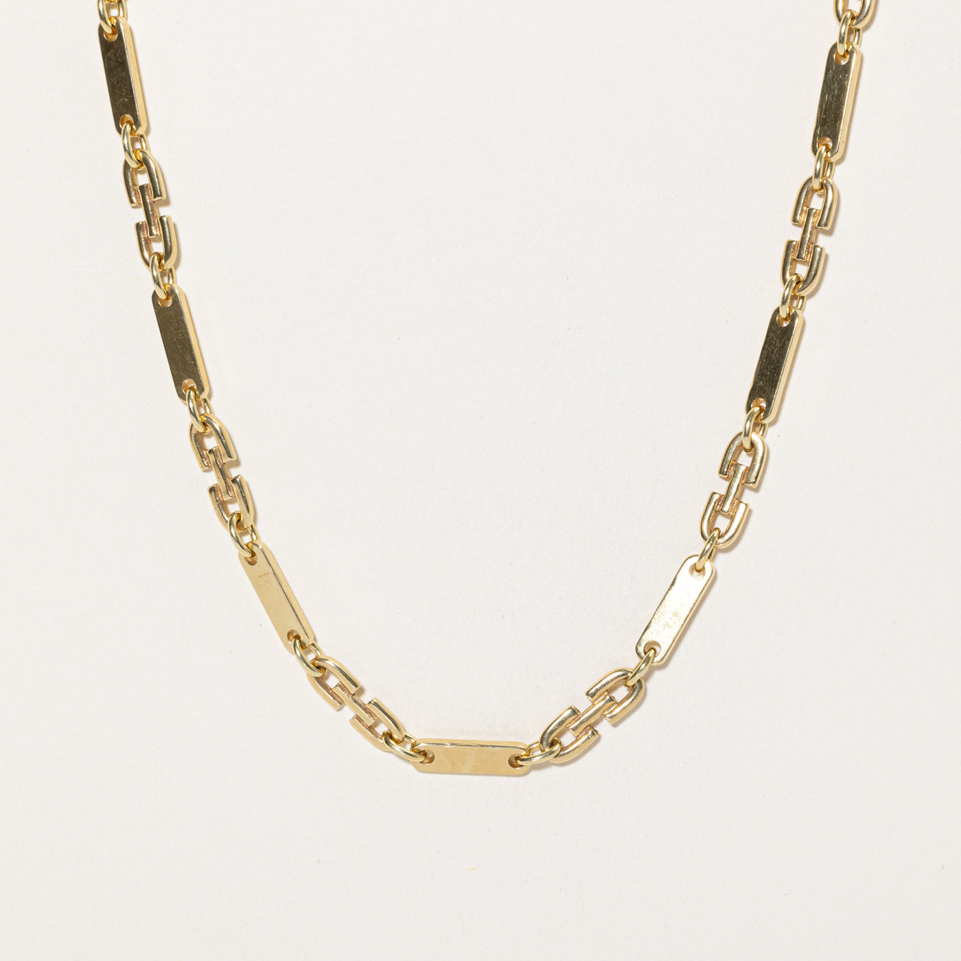 14K Yellow Gold Anchor Chain | 20"