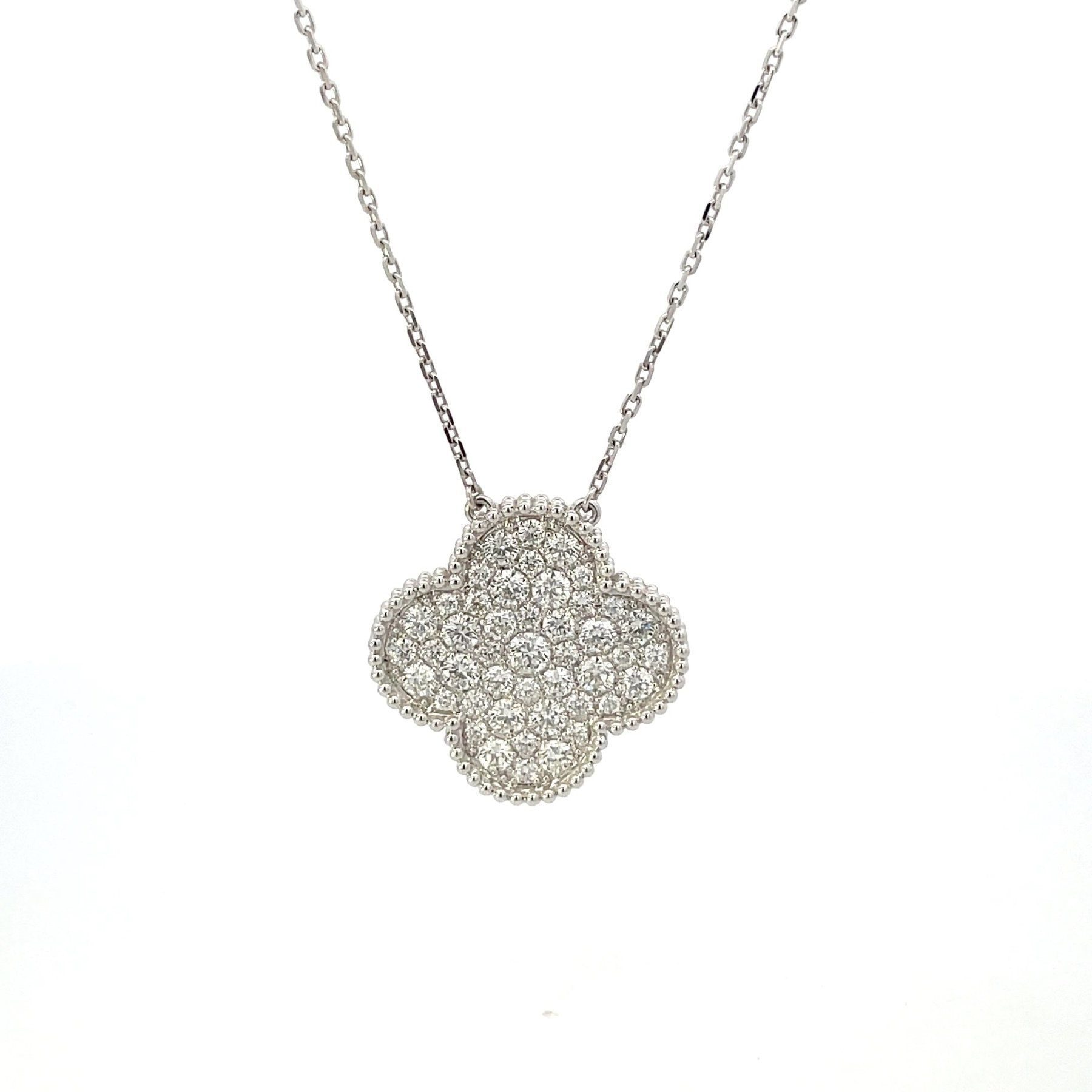 'Van Cleef & Arpels' Magic Alhambra Necklace | 16" | - 100 Ways