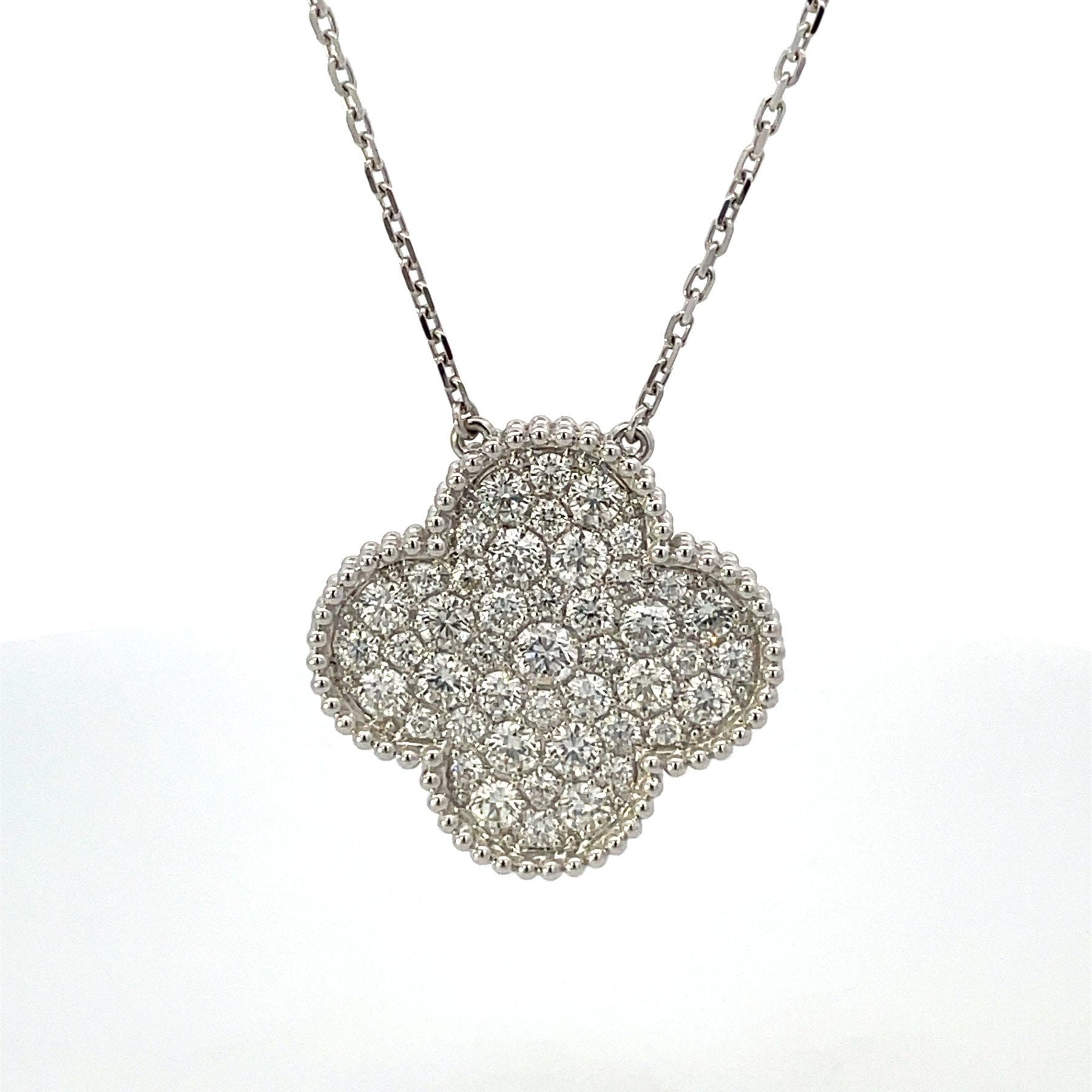 'Van Cleef & Arpels' Magic Alhambra Necklace | 16" | - 100 Ways