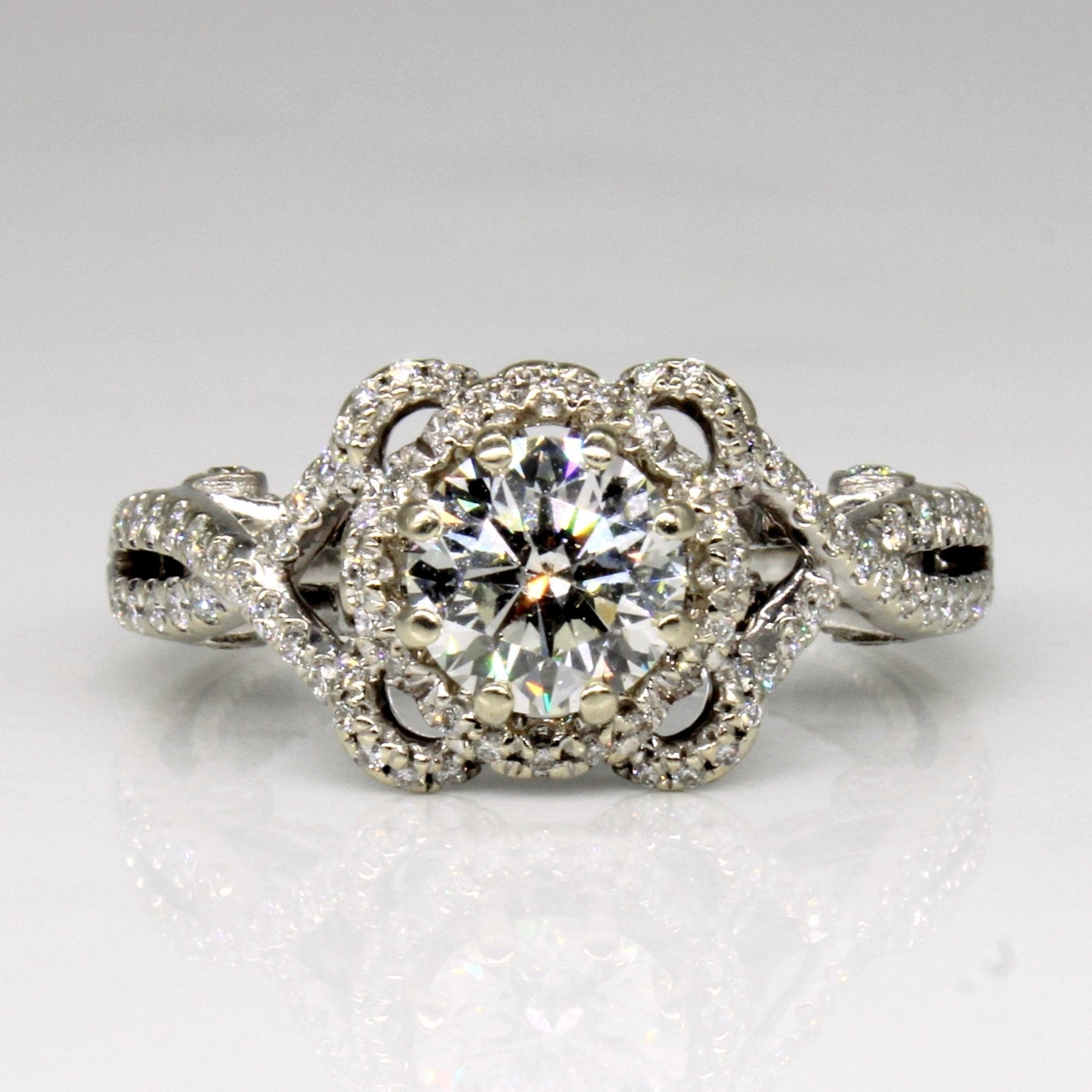 'Verragio' Insignia Collection Diamond Engagement Ring | 1.25ctw | SZ 4.5 | - 100 Ways