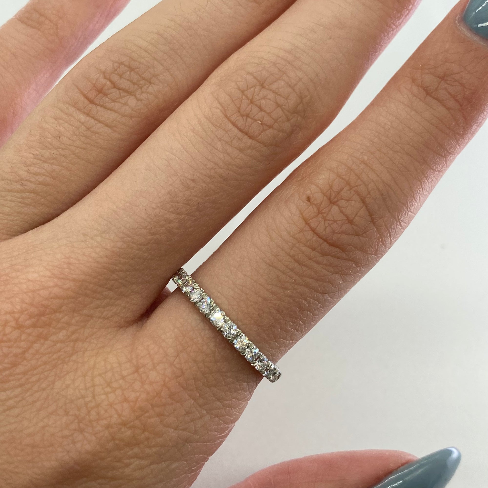 '100 Ways' French Pave Semi-Eternity Diamond Ring | 1/2 Carat | SZ 7 |