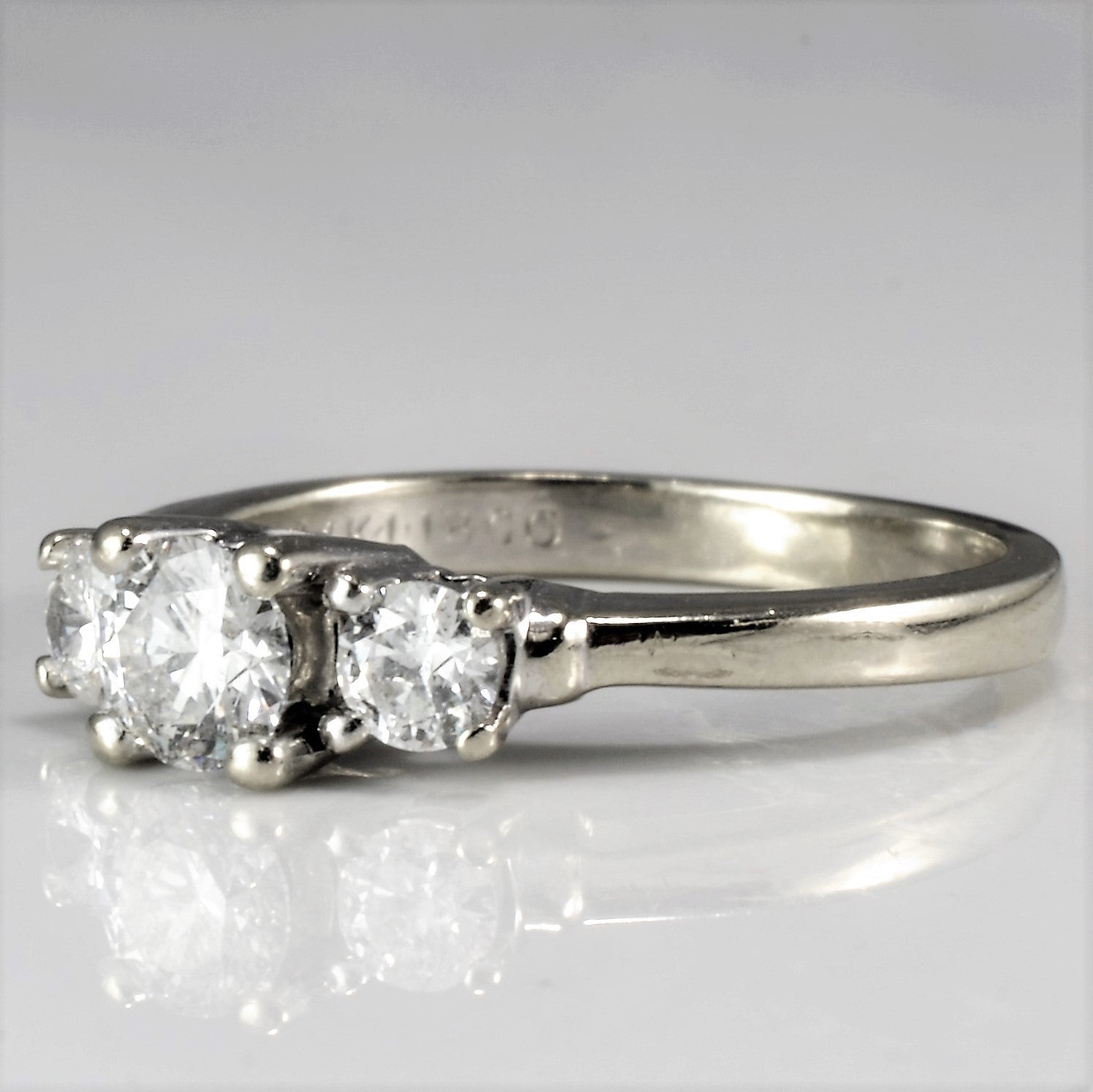 Three Stone Diamond Engagement Ring | 0.51 ctw, SZ 5 |
