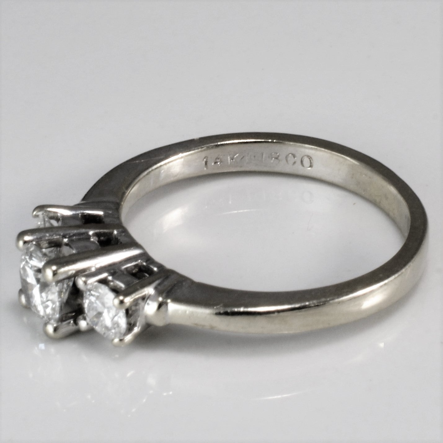 Three Stone Diamond Engagement Ring | 0.51 ctw, SZ 5 |