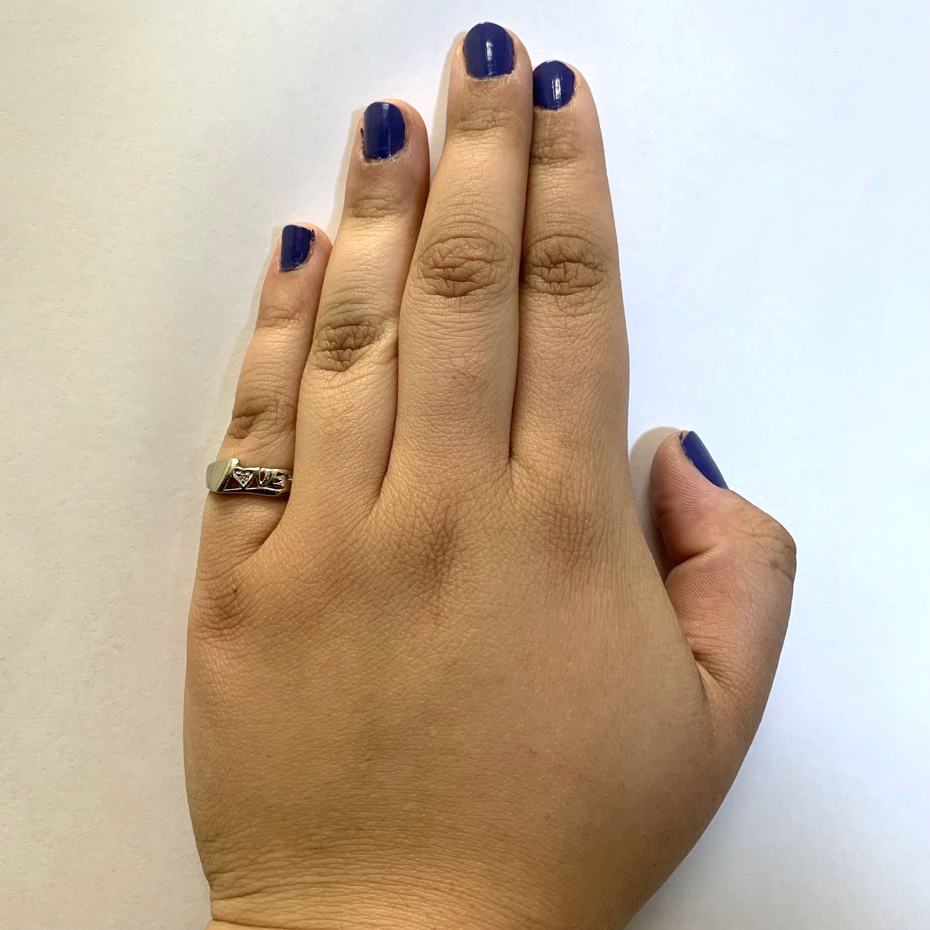 Love' Diamond Ring | 0.01ct | SZ 6 |