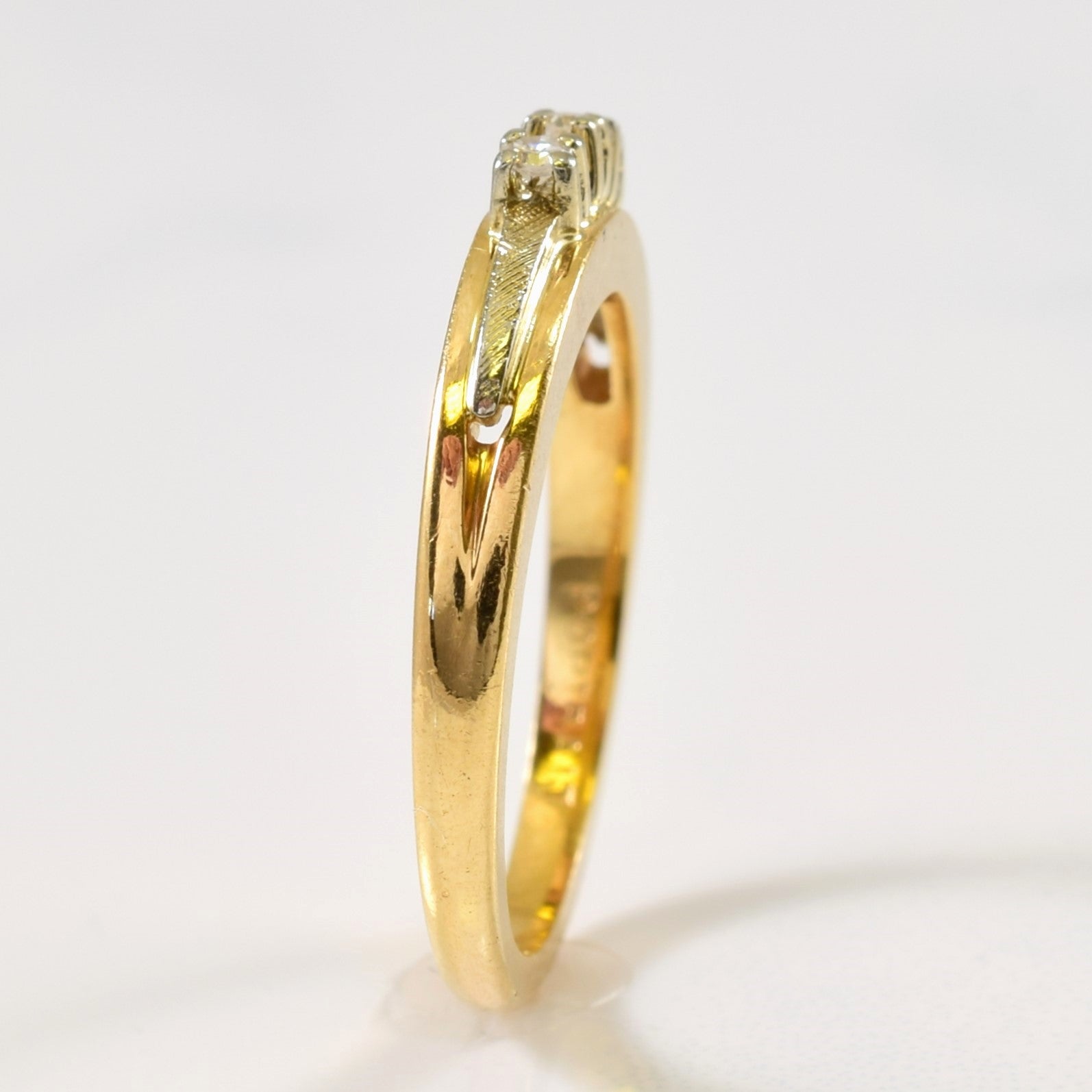 Three Stone Diamond Ring | 0.05ctw | SZ 5.25 |