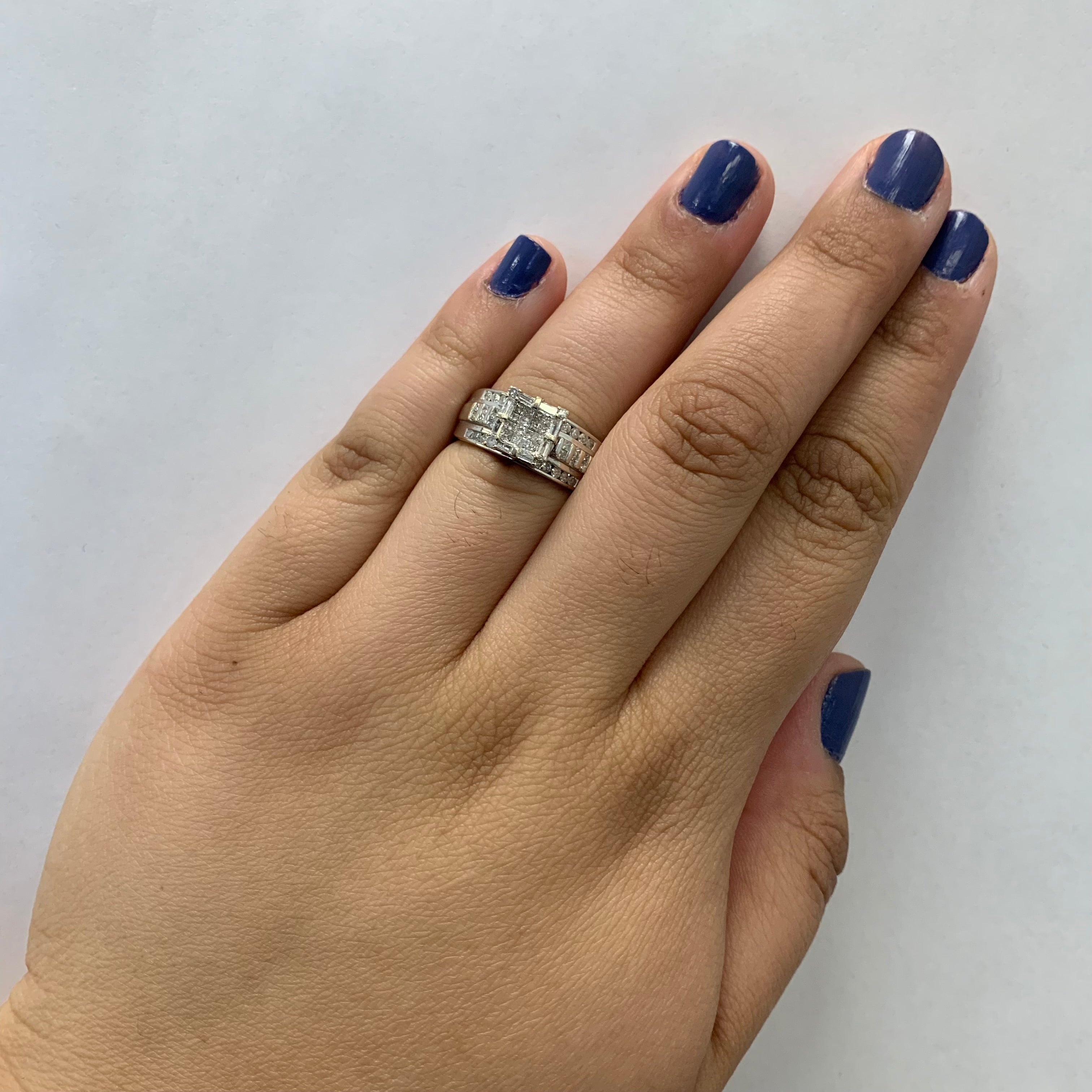 Diamond Cluster Set Ring | 0.52ctw | SZ 7.25 |