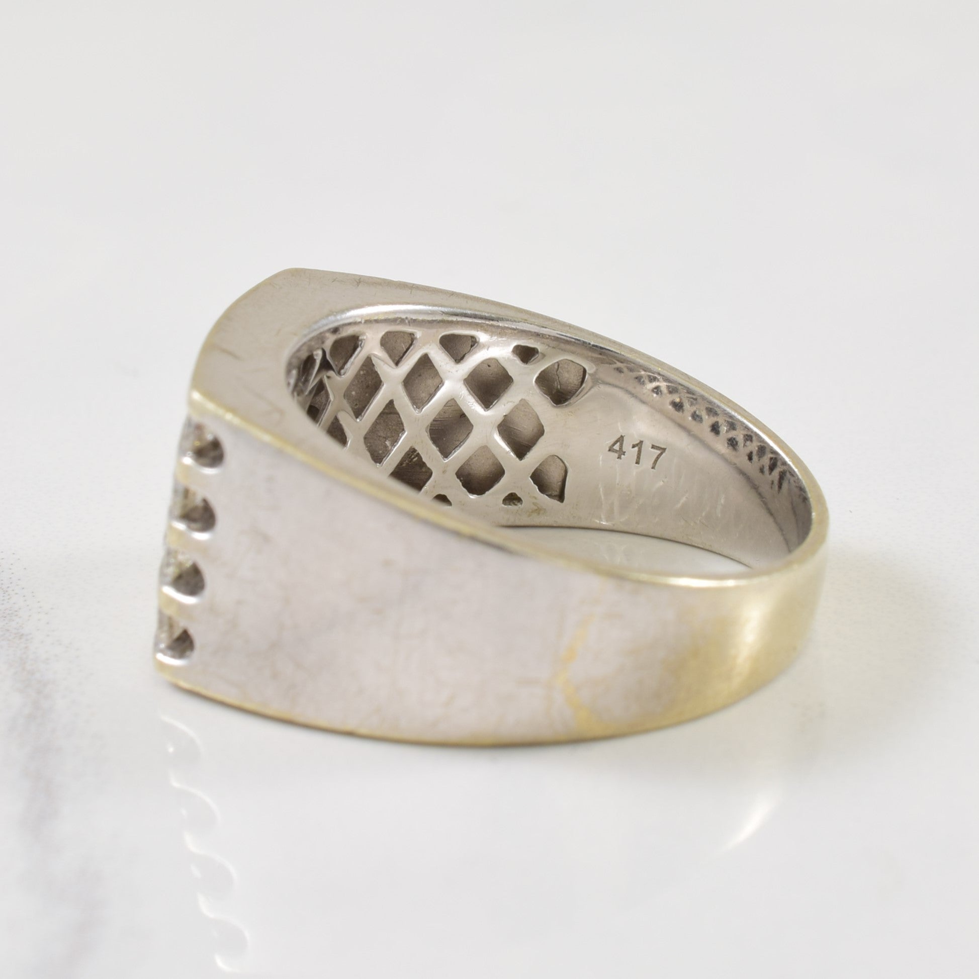 Channel Set Grid Diamond Ring | 0.84ctw | SZ 10 |
