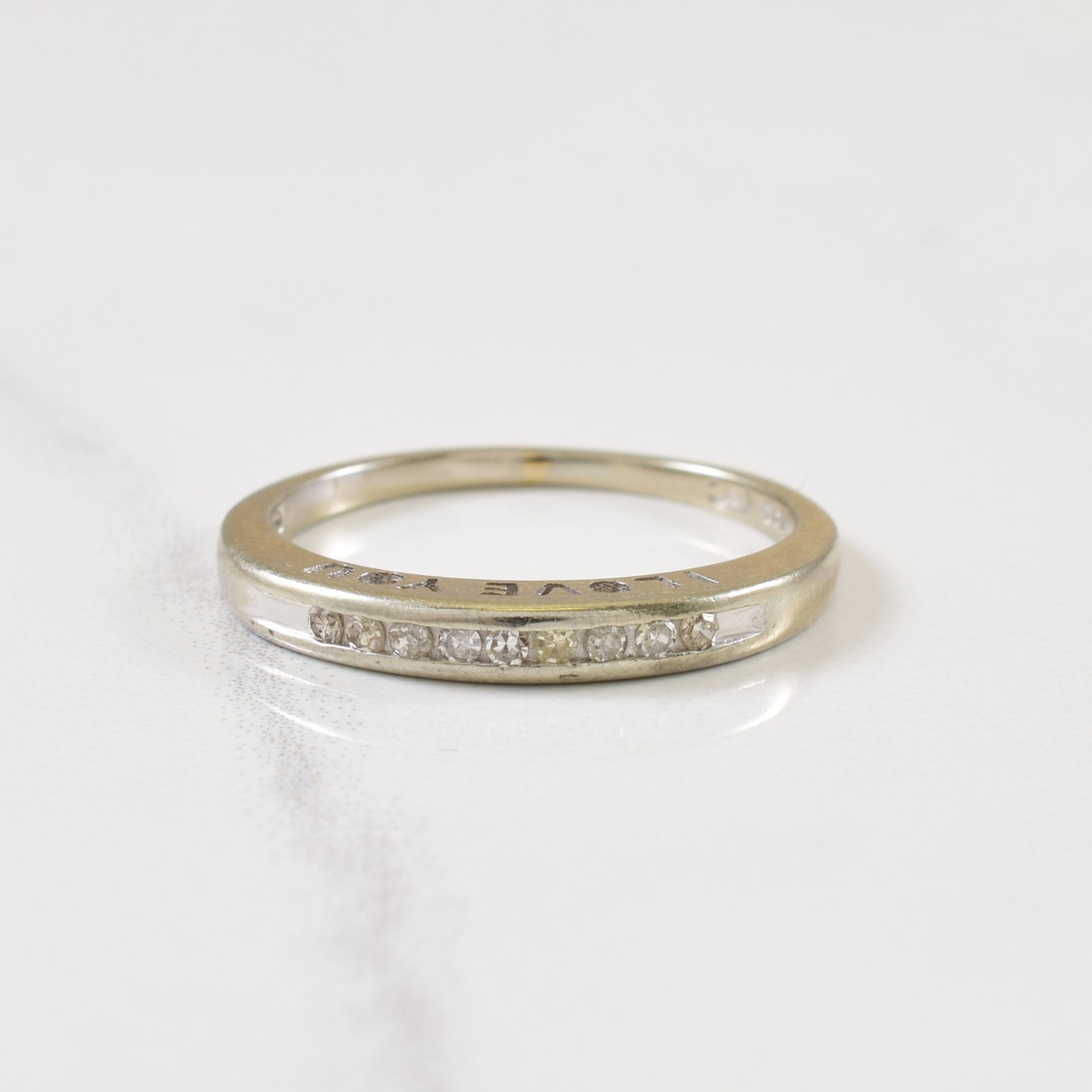 Channel Set Diamond Ring | 0.10ctw | SZ 5.5 |