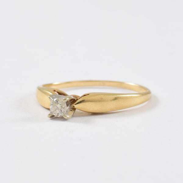 Solitaire Diamond Ring | 0.08ct | SZ 7 |