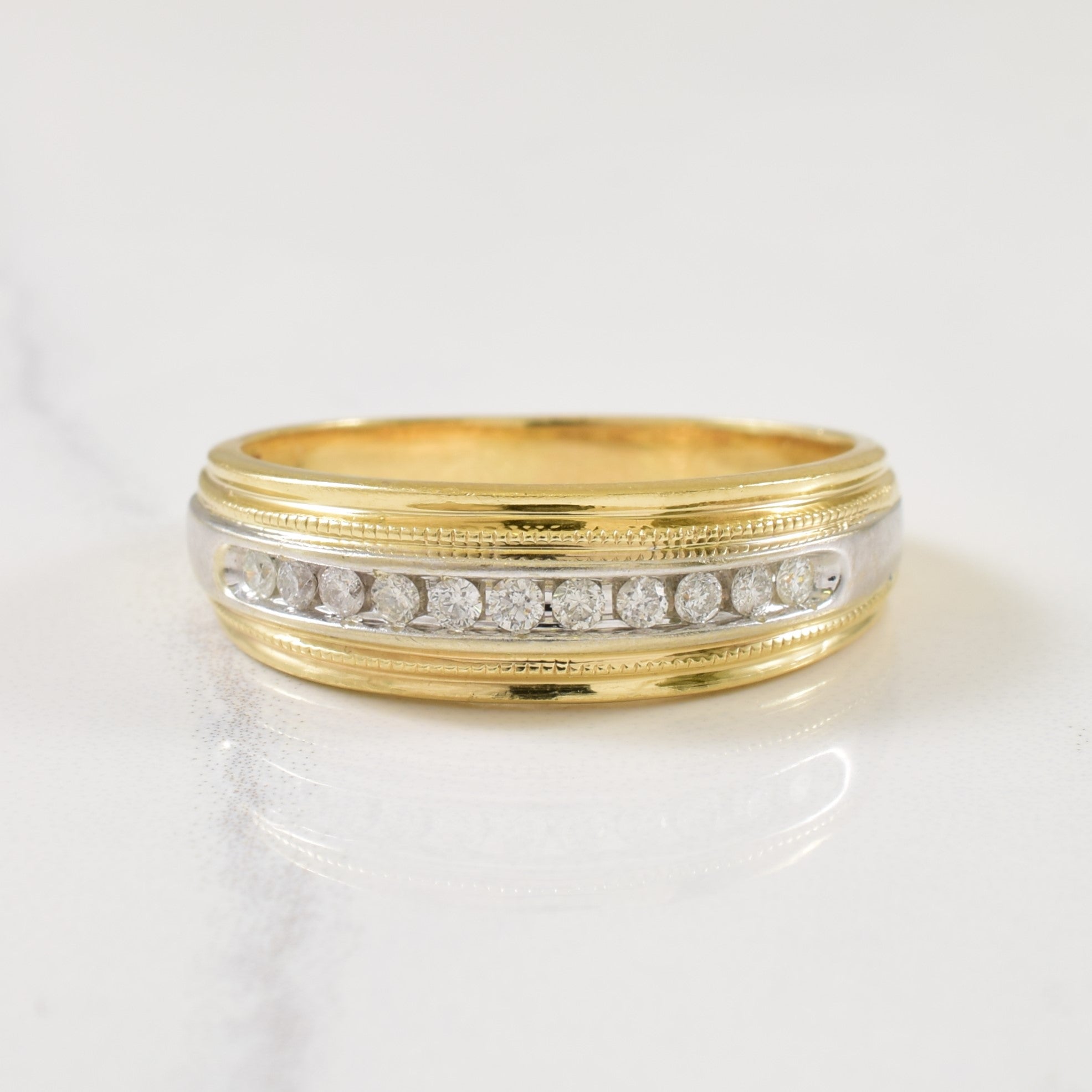 Channel Set Diamond Ring | 0.25ctw | SZ 12 |