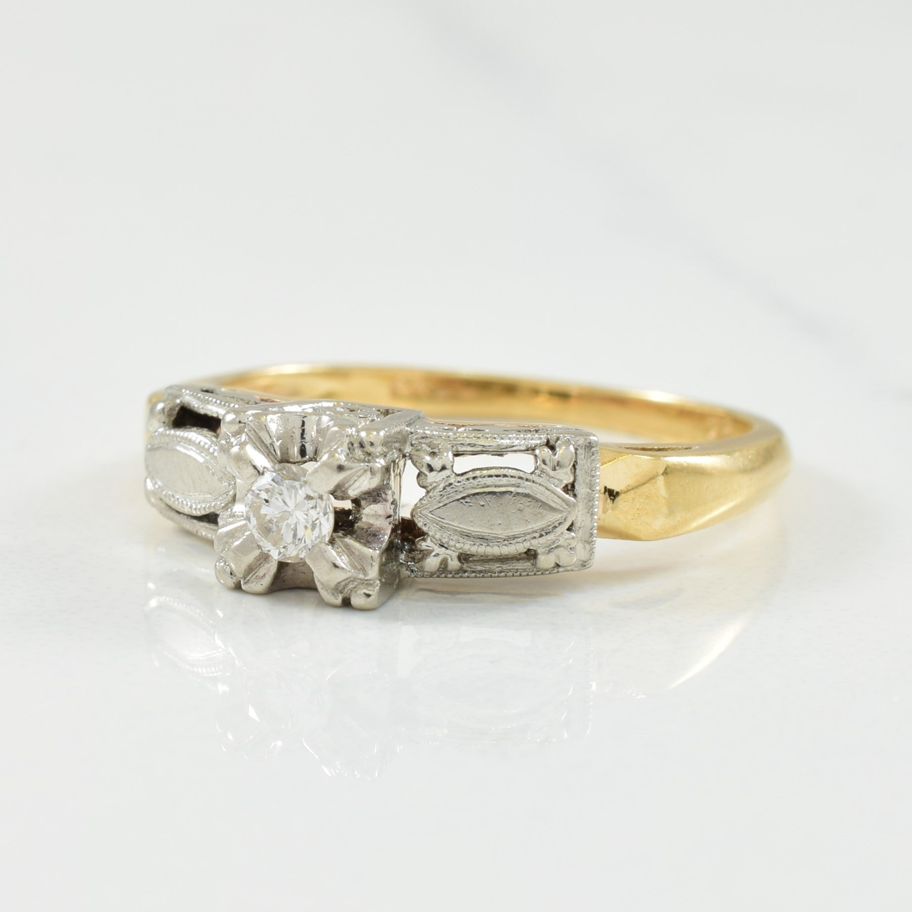 Single Stone Diamond Ring | 0.07ct | SZ 6 |