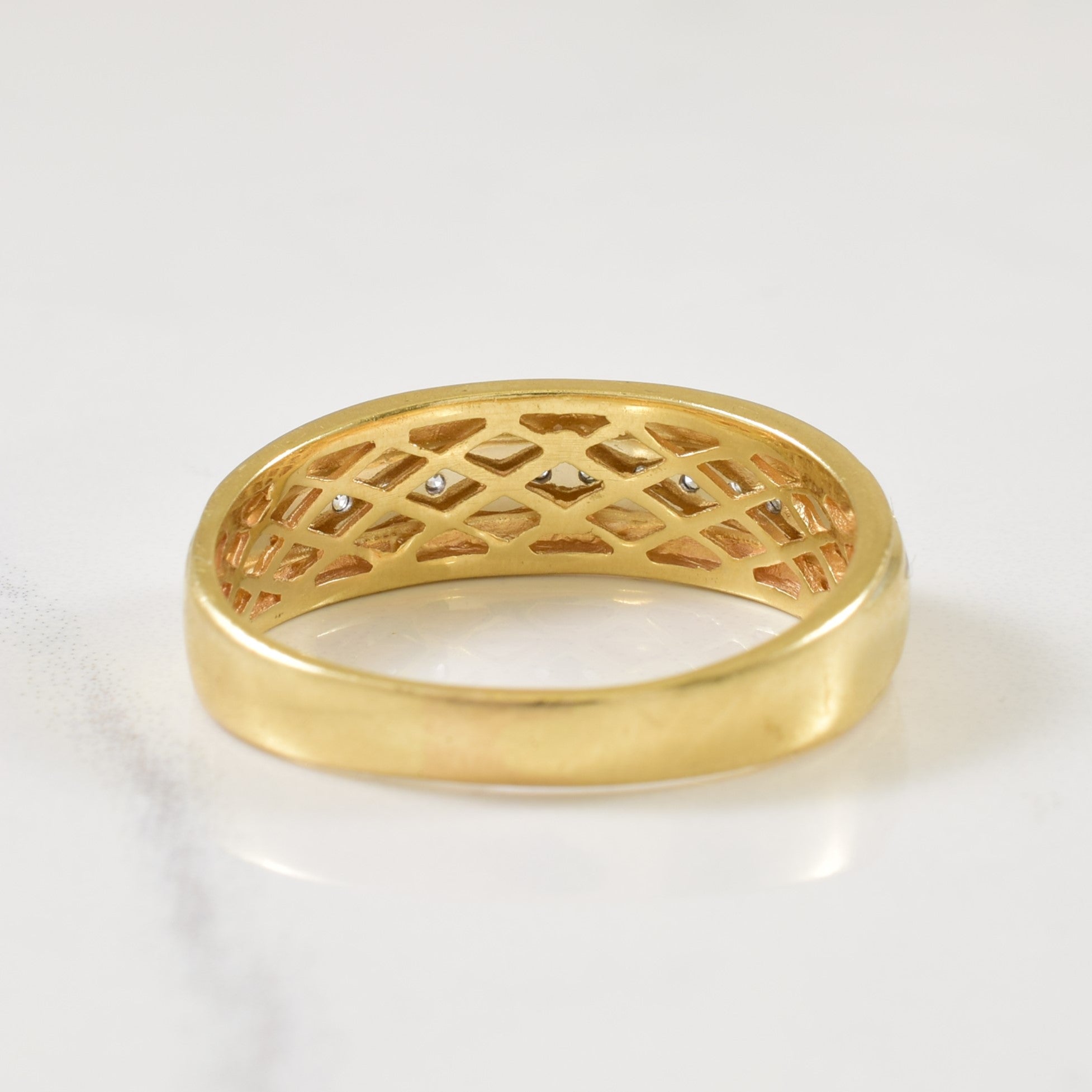 Channel Set Diamond Ring | 0.25ctw | SZ 12 |