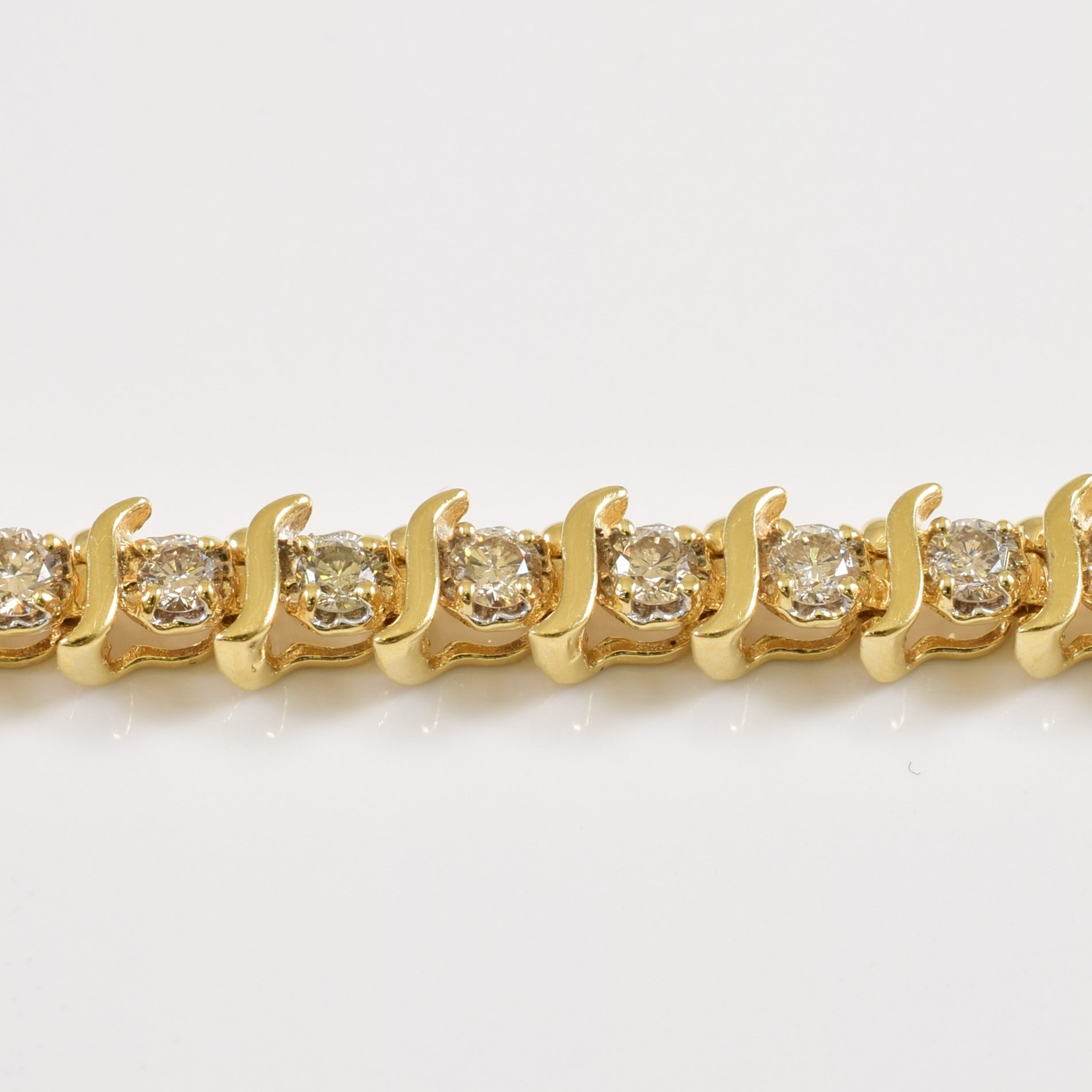 Bracelet de tennis en diamants | 2,75 ct | 7,25 po |