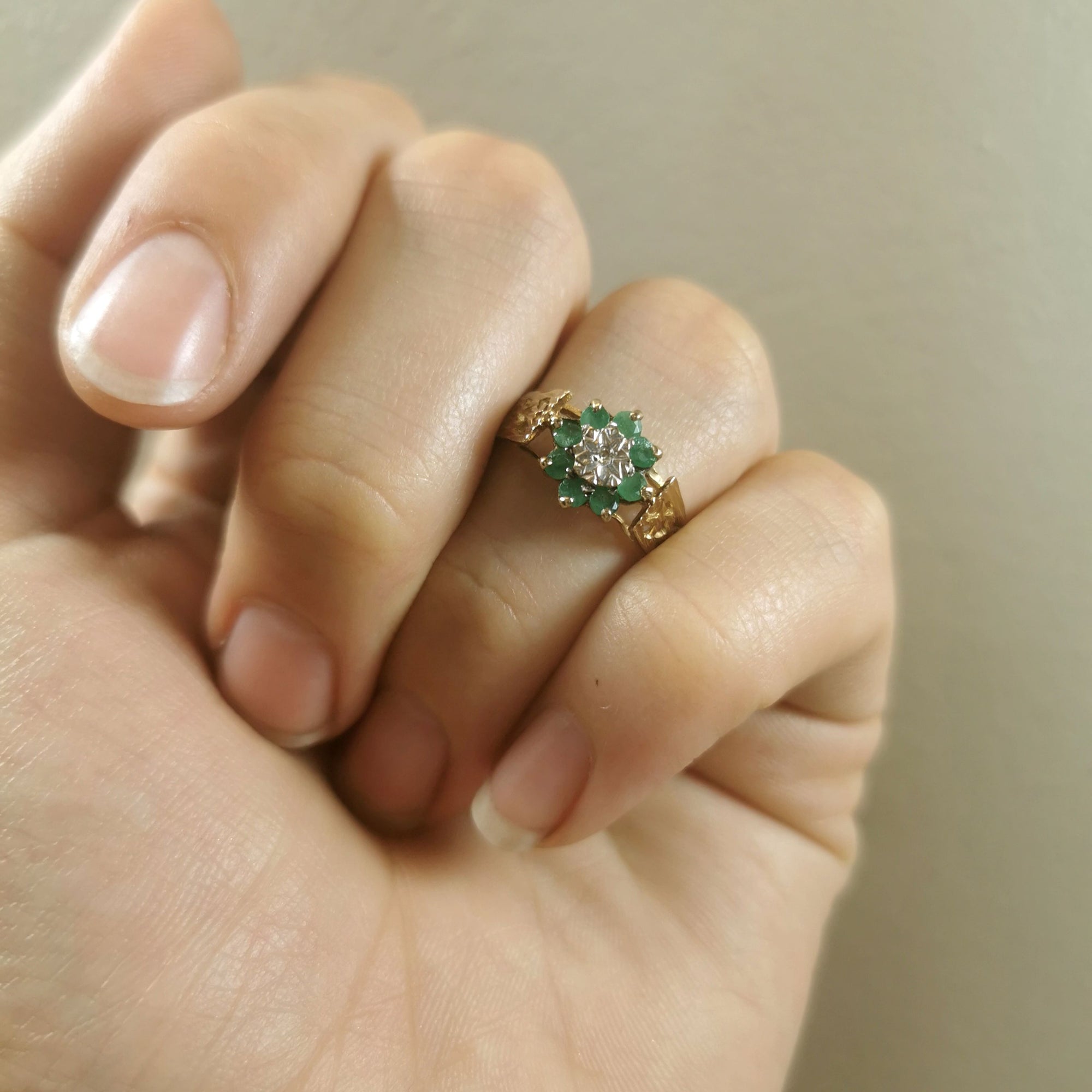 1970's Emerald Ring | 0.40ctw | SZ 6 |