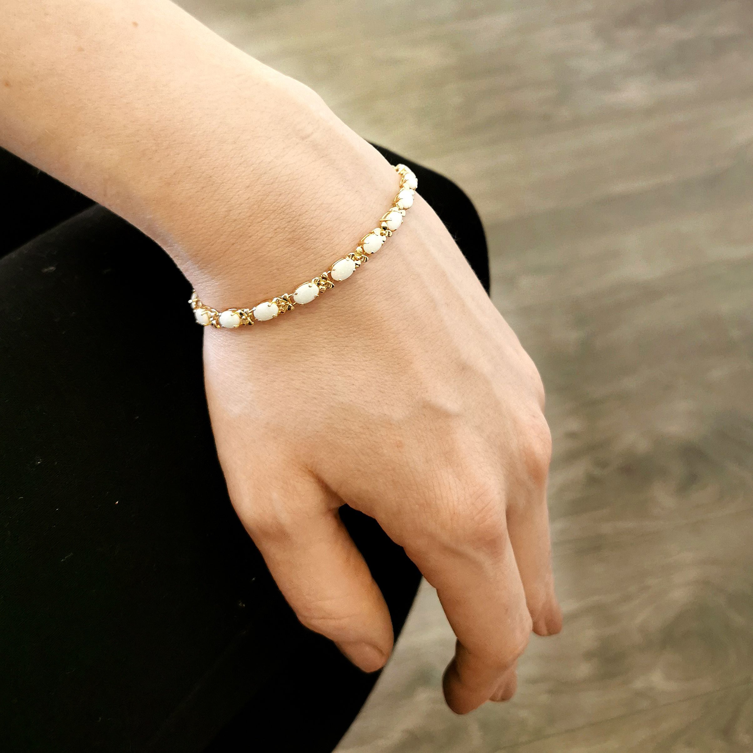 Opal Tennis Bracelet | 3.74ctw |