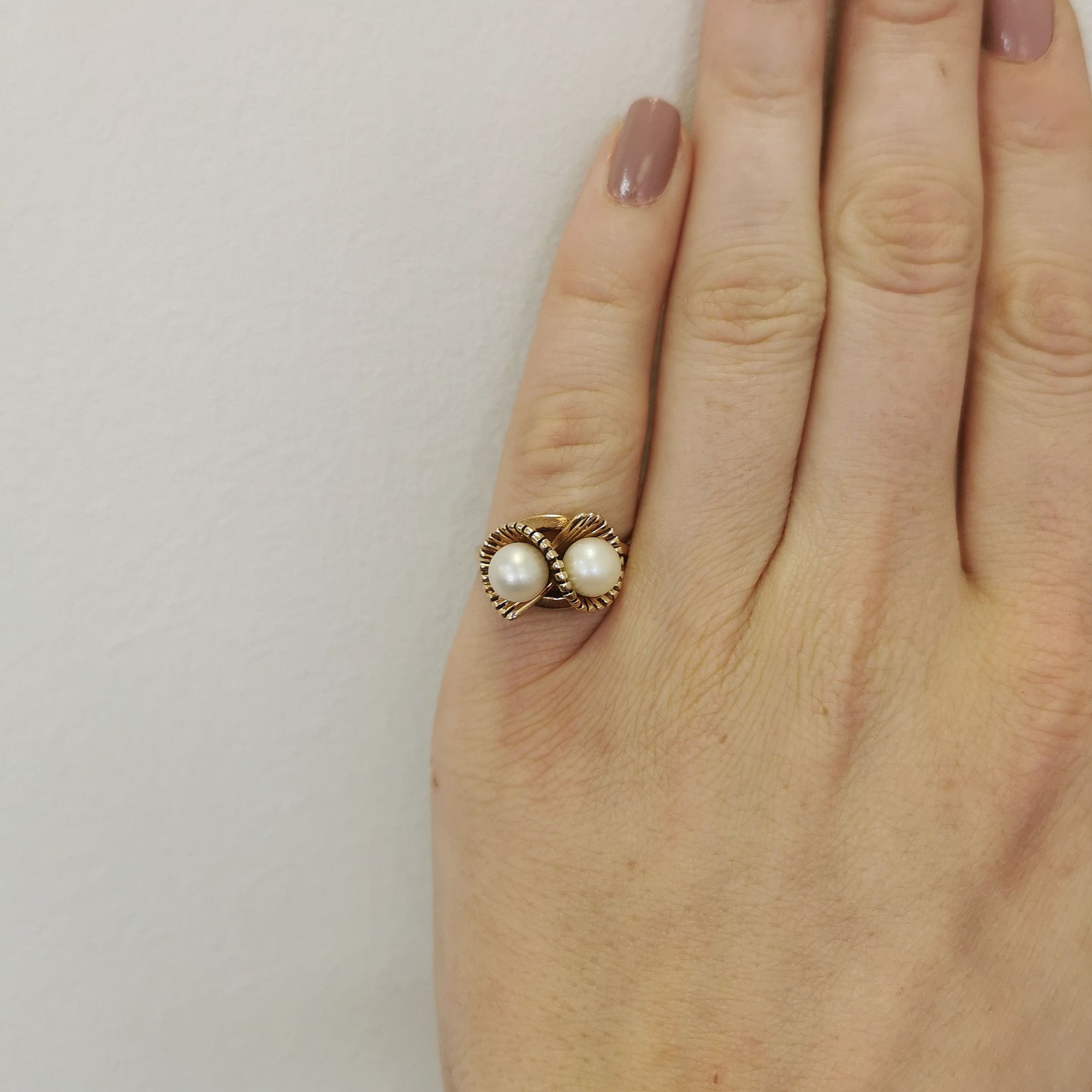 Pearl Infinity Ring | 3.80ctw | SZ 5.5 |