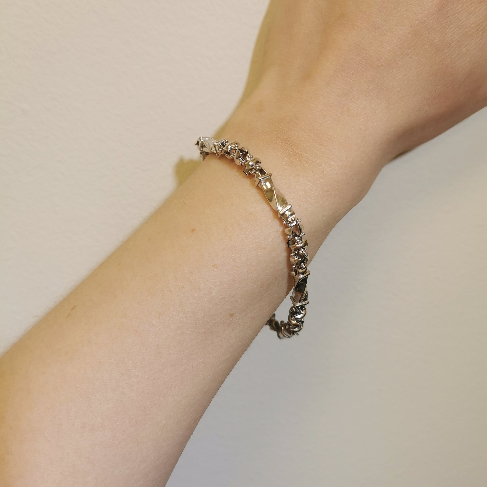 Unique Fancy Link Bracelet | 8.5