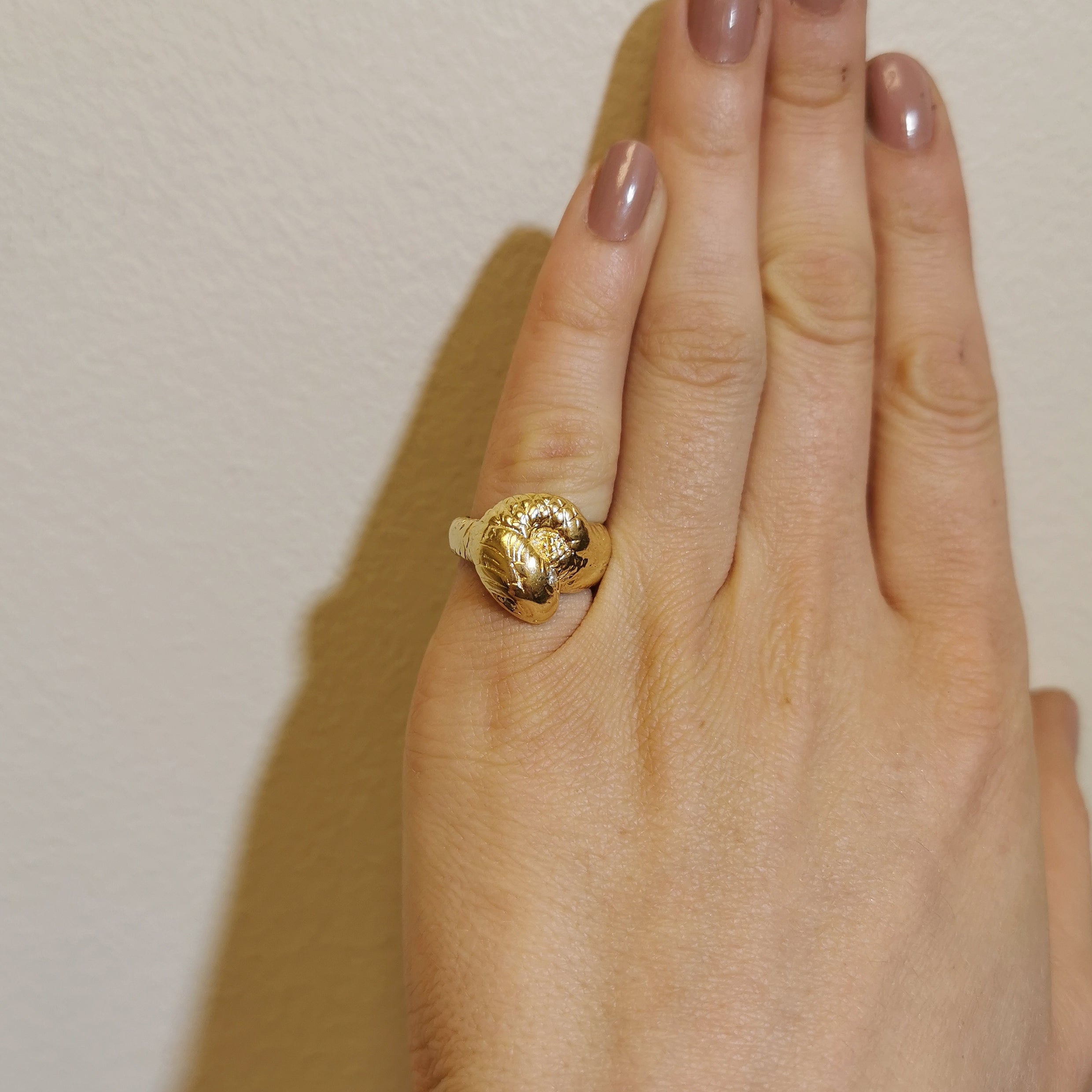 1920s Diamond Eyed Snake Ring | 0.08ctw | SZ 5.5 |