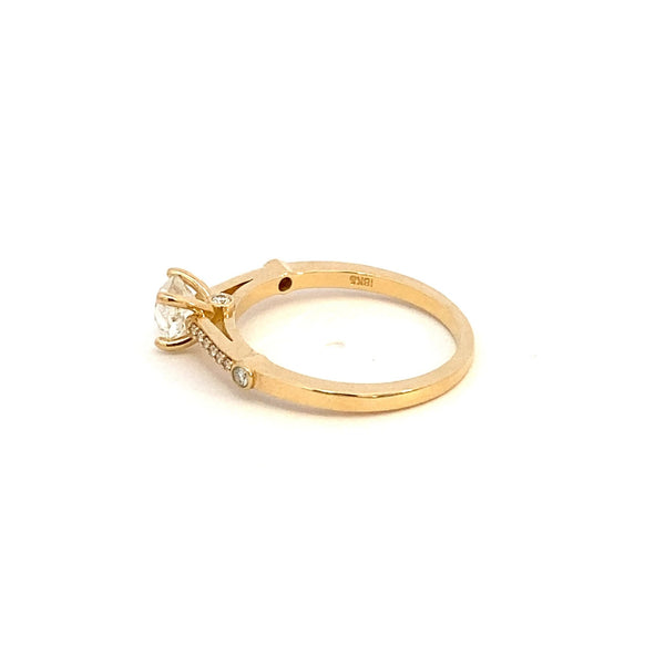 Bespoke' Art Deco Inspired Diamond Engagement Ring | SZ 7 |