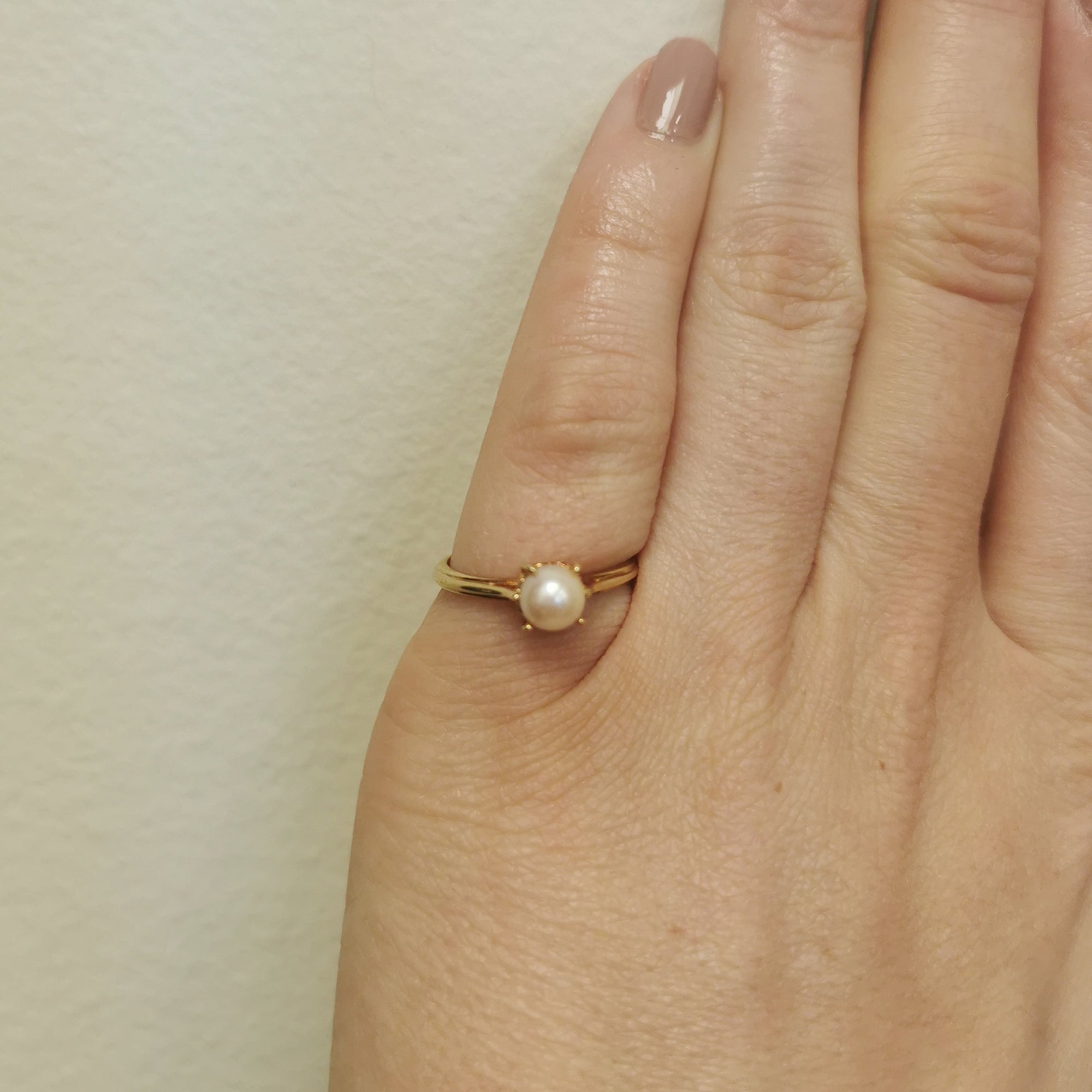Solitaire Pearl Ring | 1.15ct | SZ 6 |