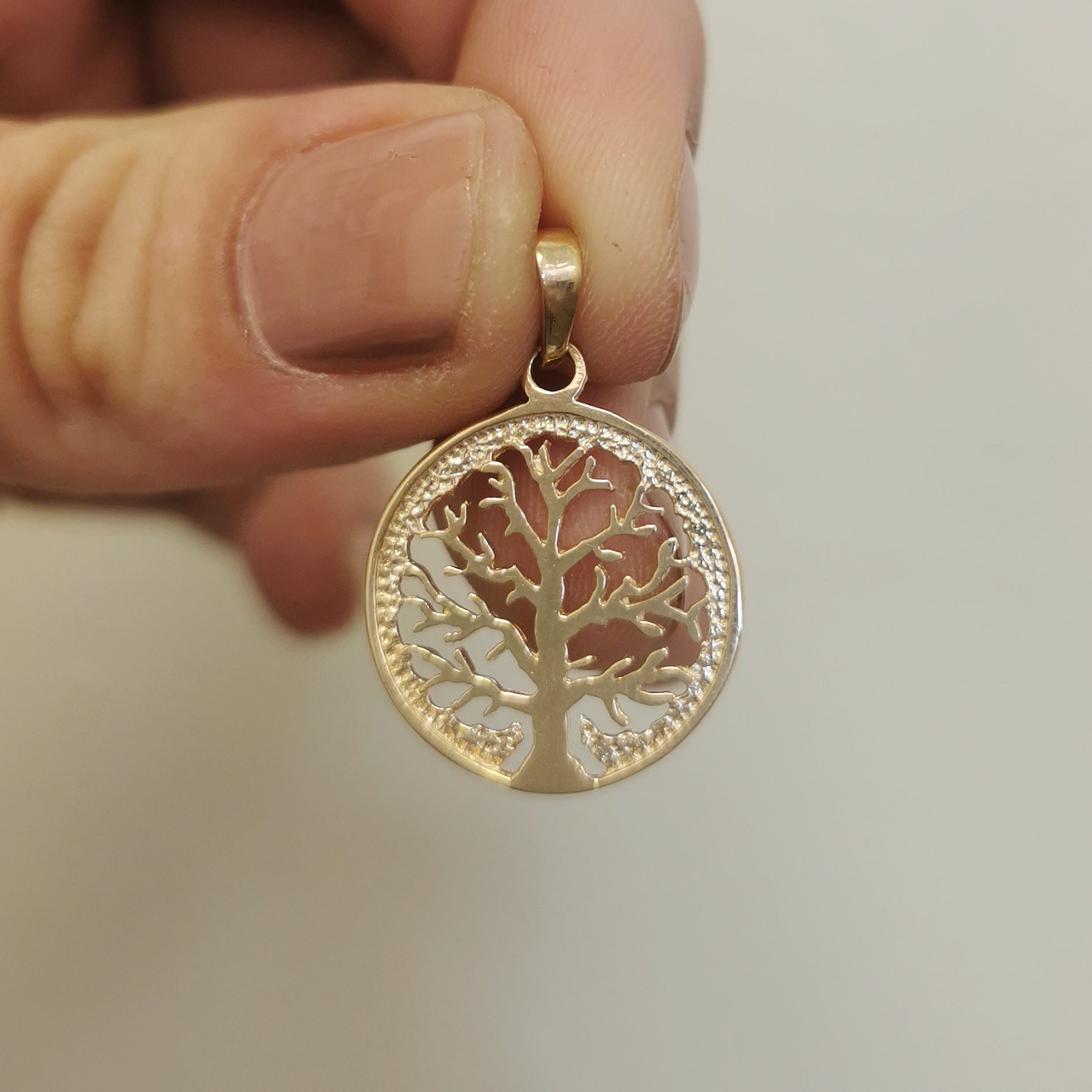 Yellow Gold Tree of Life Pendant |