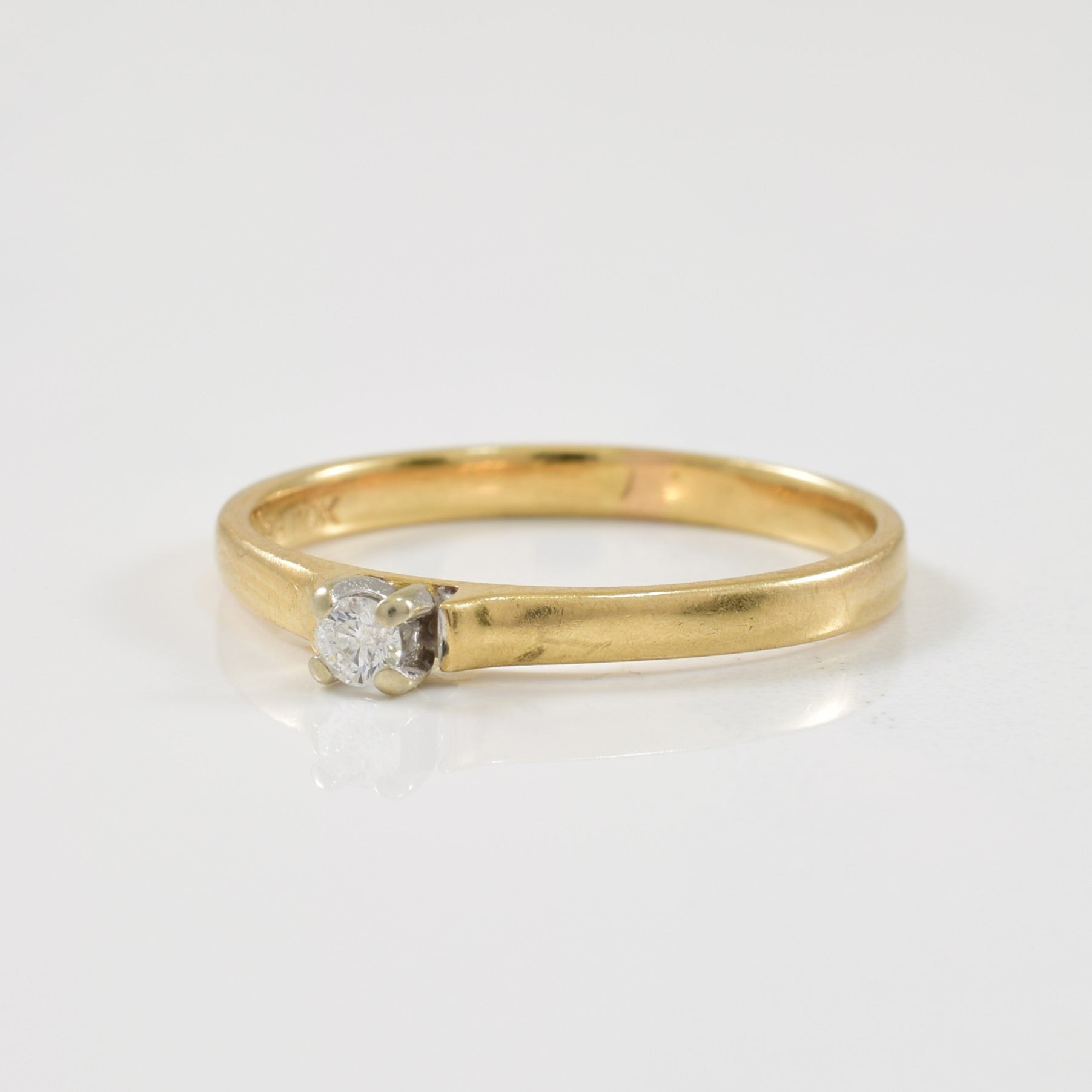 Solitaire Diamond Ring | 0.05ct | SZ 6.75 |