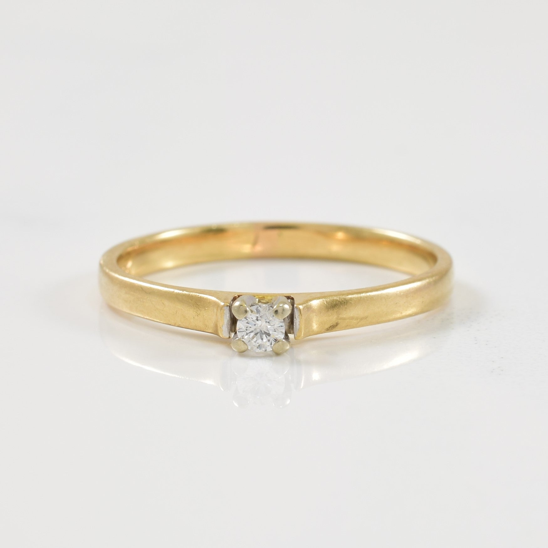 Solitaire Diamond Ring | 0.05ct | SZ 6.75 |