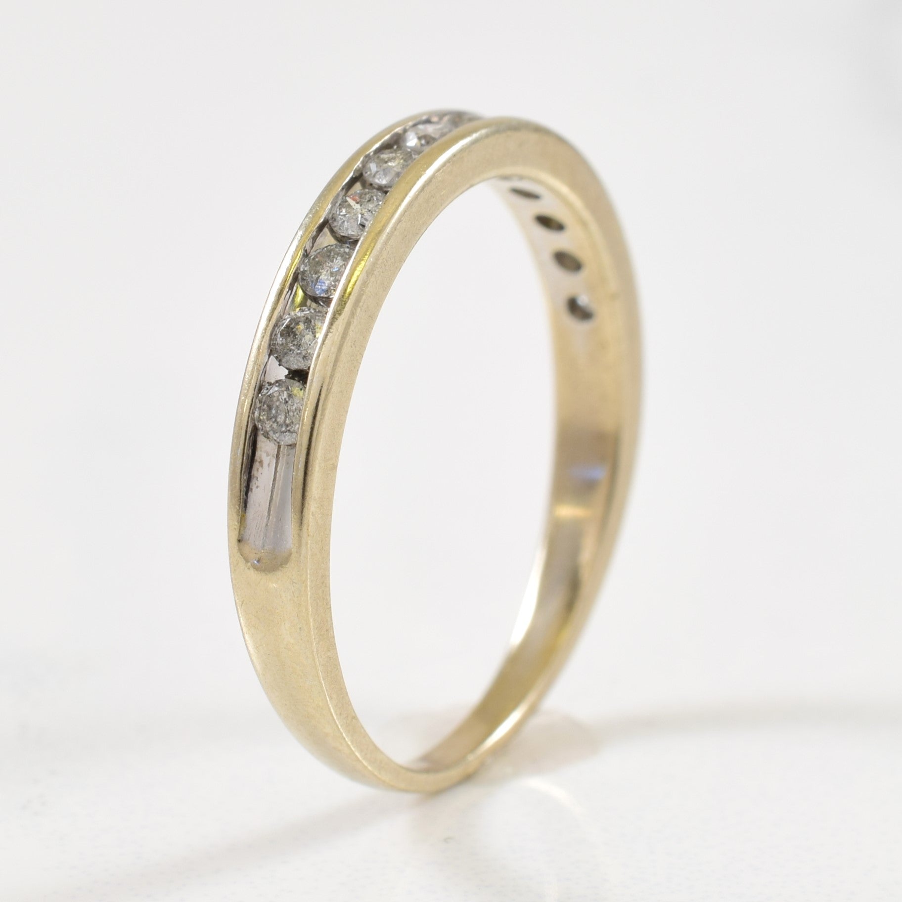 Channel Set Diamond Ring | 0.22ctw | SZ 6.25 |