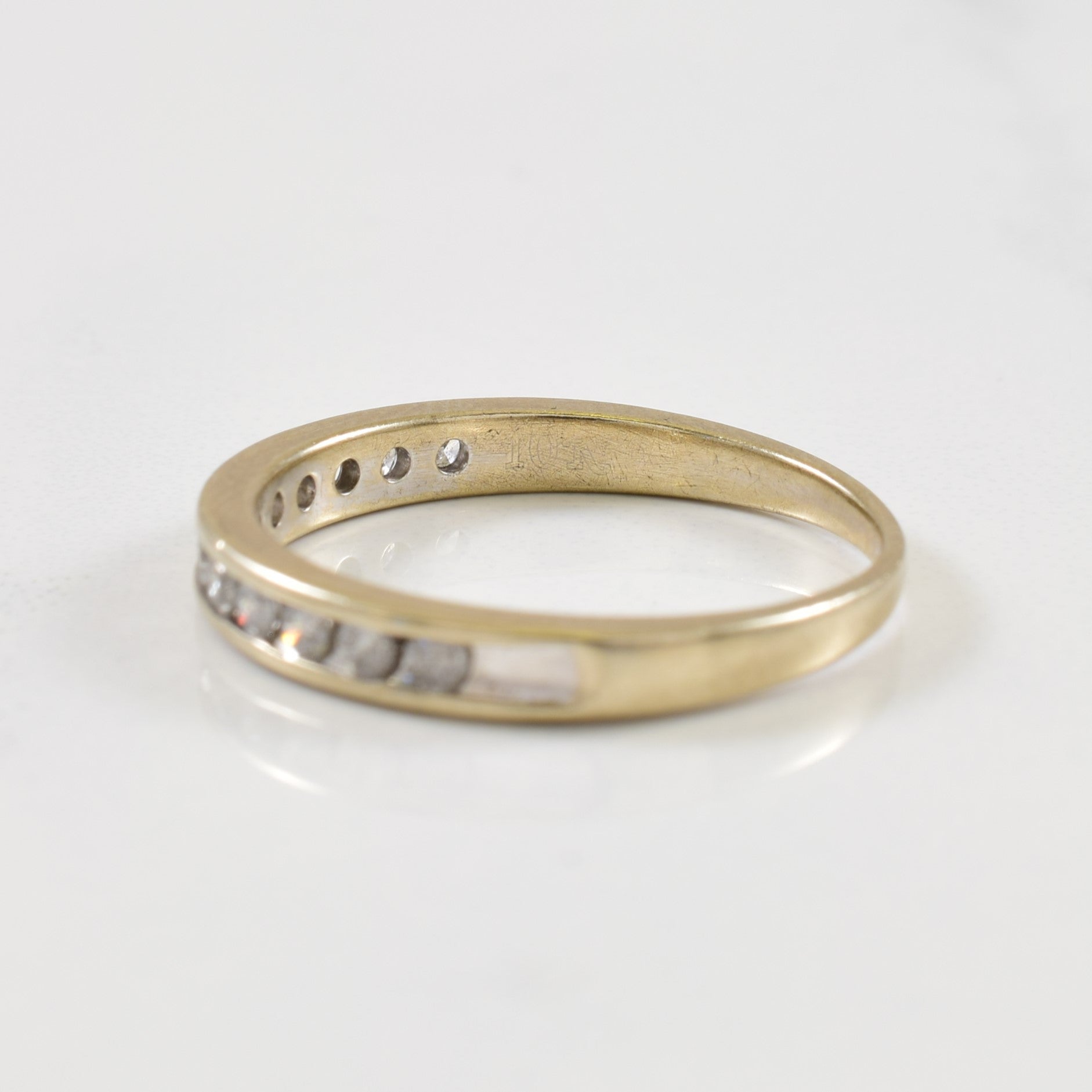 Channel Set Diamond Ring | 0.22ctw | SZ 6.25 |