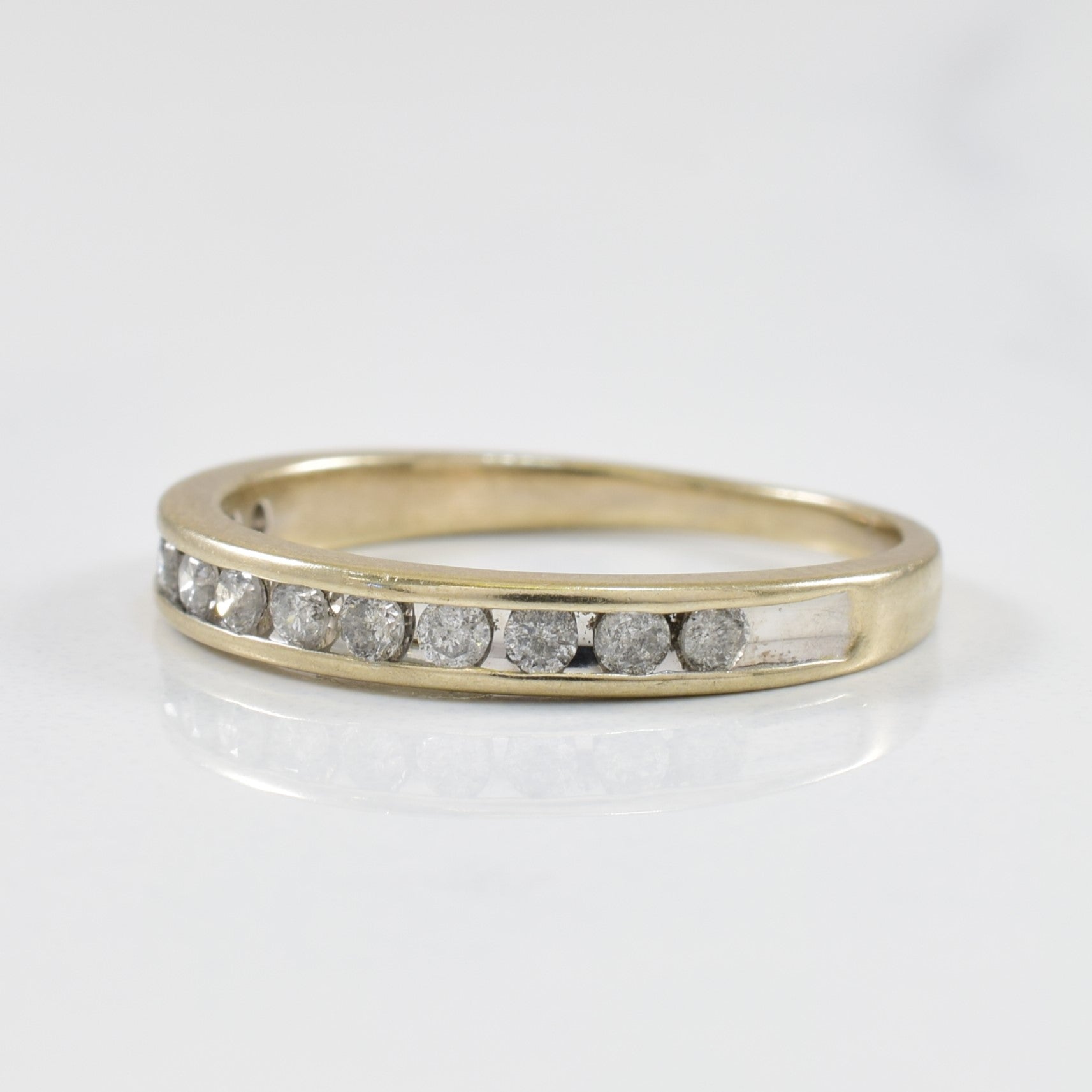 Channel Set Diamond Ring | 0.22ctw | SZ 6.25 |