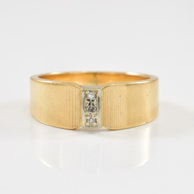 Three Stone Diamond Ring | 0.02ctw | SZ 5.75 |