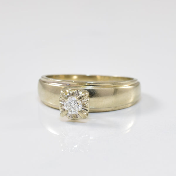 Birks' Solitaire Diamond Ring | 0.10ct | SZ 5 |