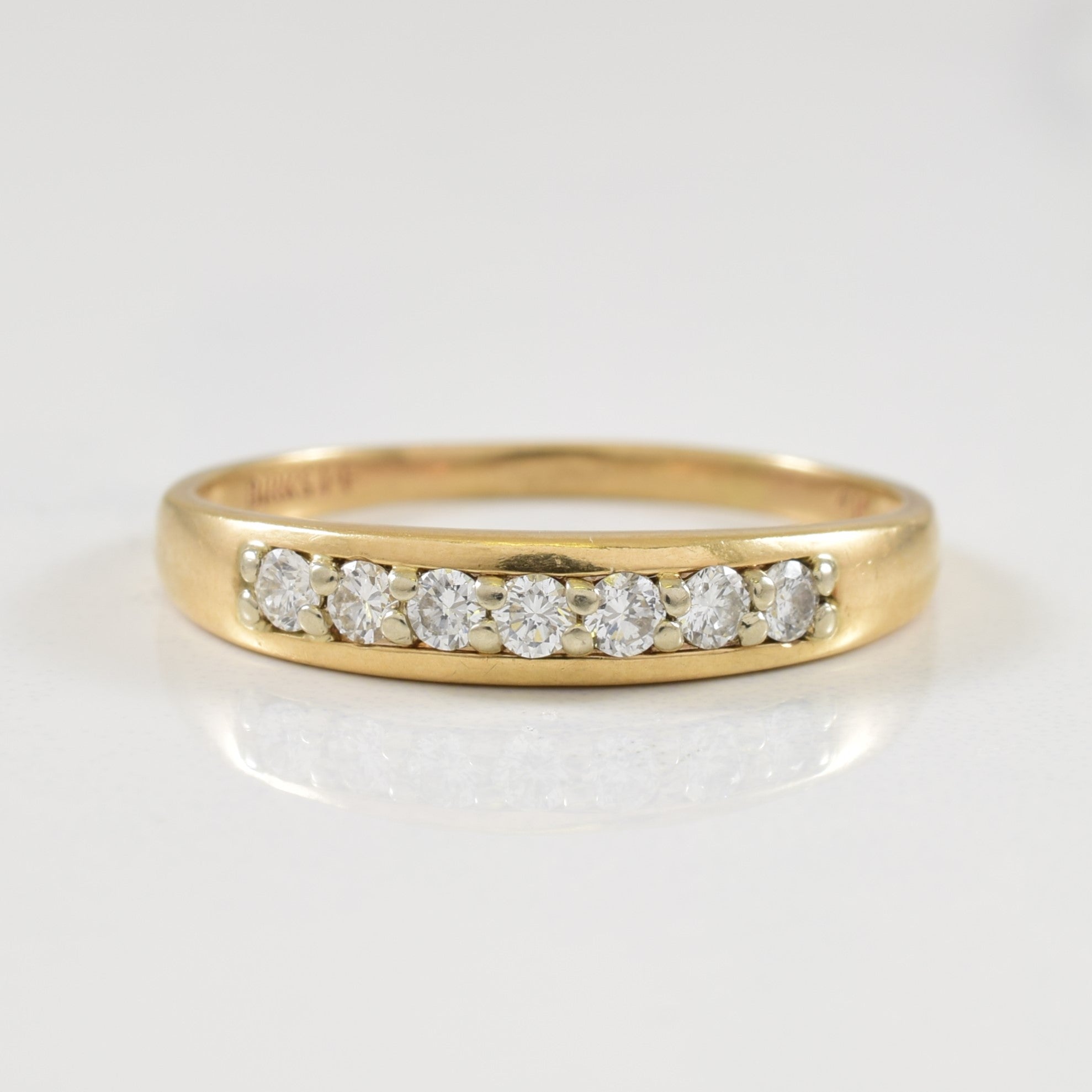 Birks' Semi Eternity Diamond Ring | 0.21ctw | SZ 9 |
