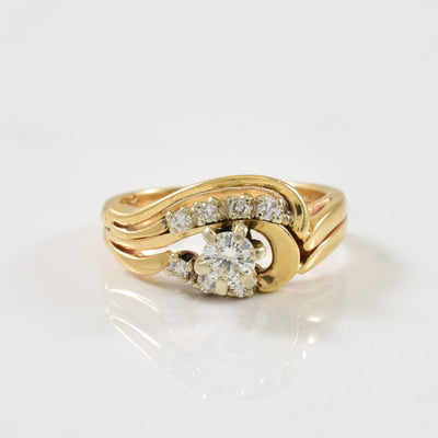 Diamond Bypass Ring | 0.25ctw | SZ 4.25 |