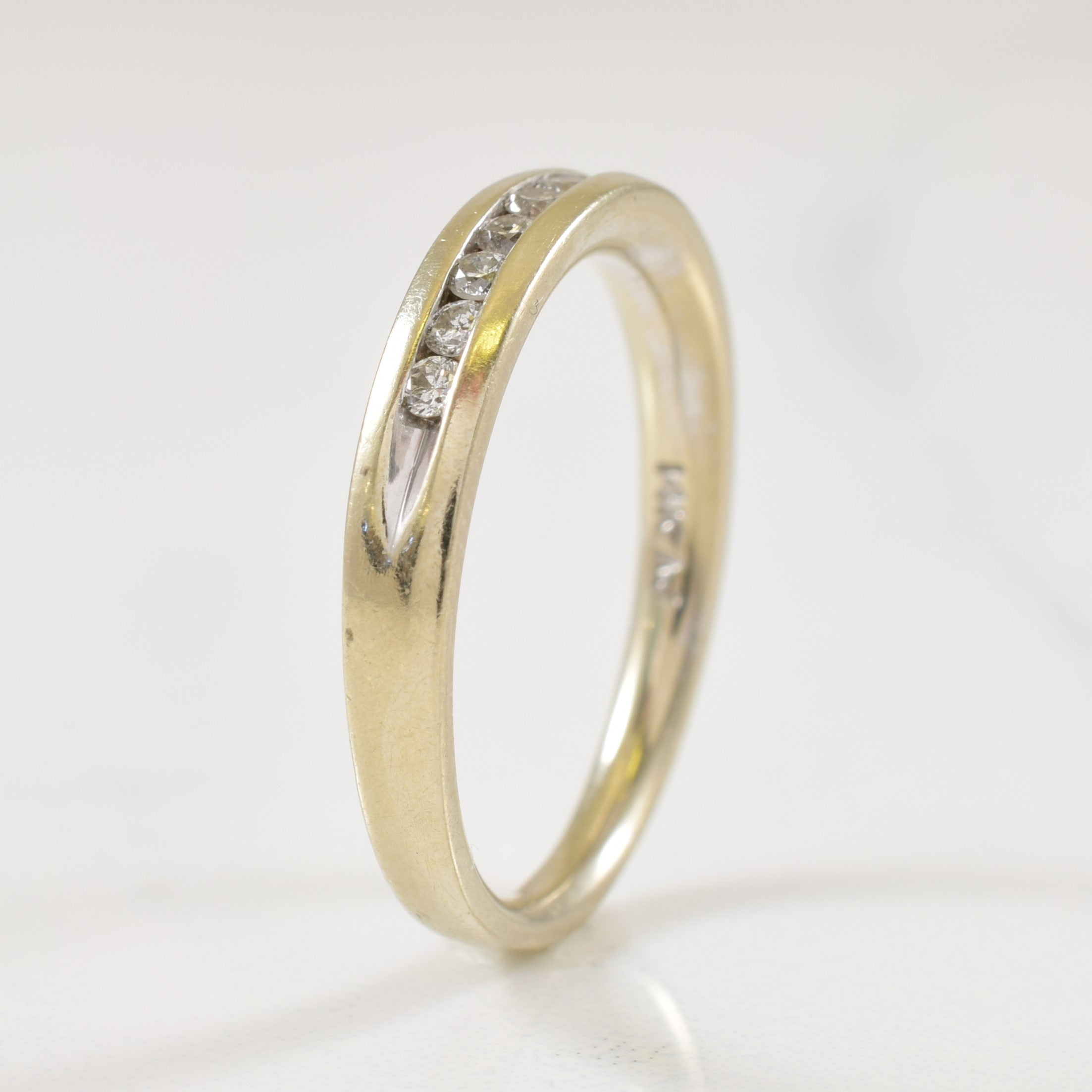 Channel Set Diamond Ring | 0.18ctw | SZ 8.5 |