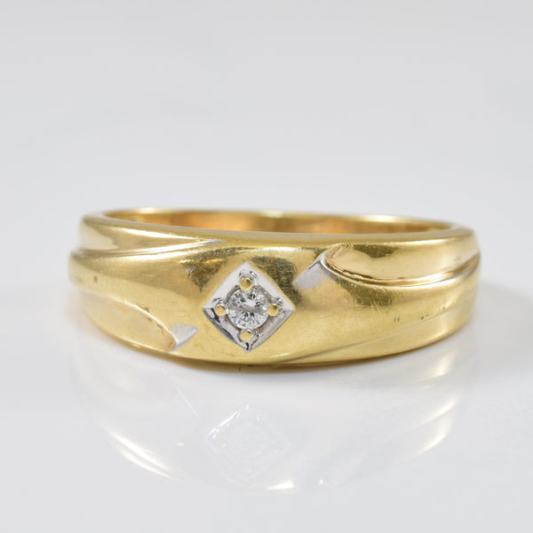 Single Stone Diamond Ring | 0.04ct | SZ 10.25 |