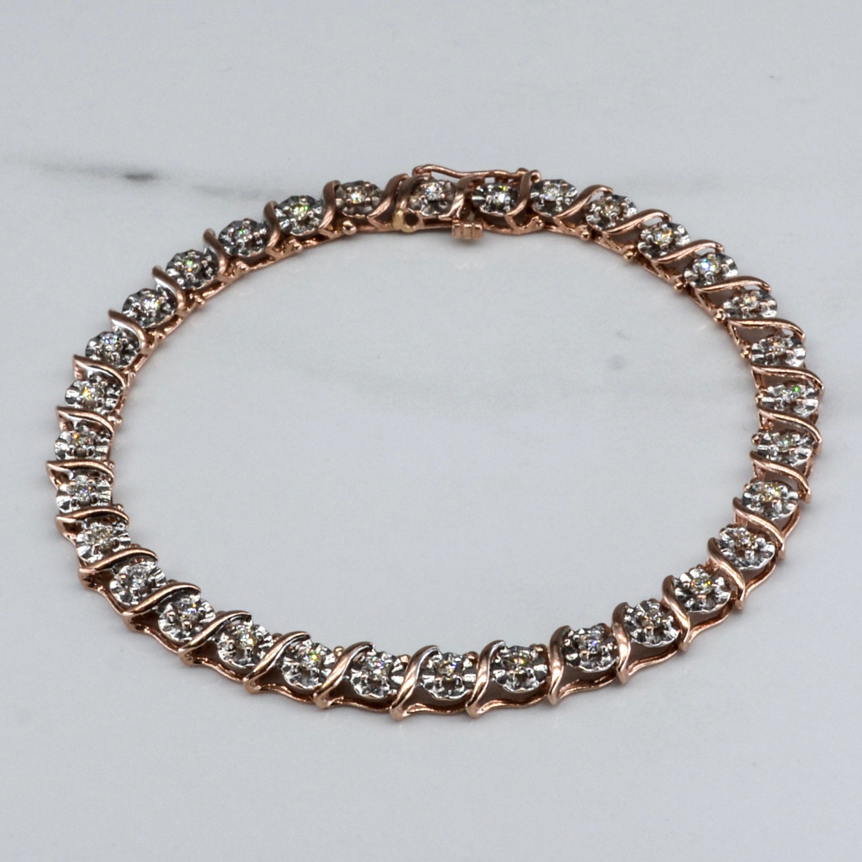 Diamond Tennis Bracelet | 0.96ctw | 7
