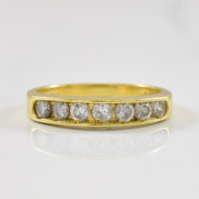 Semi Eternity Diamond Ring | 0.50ctw | SZ 6.25 |