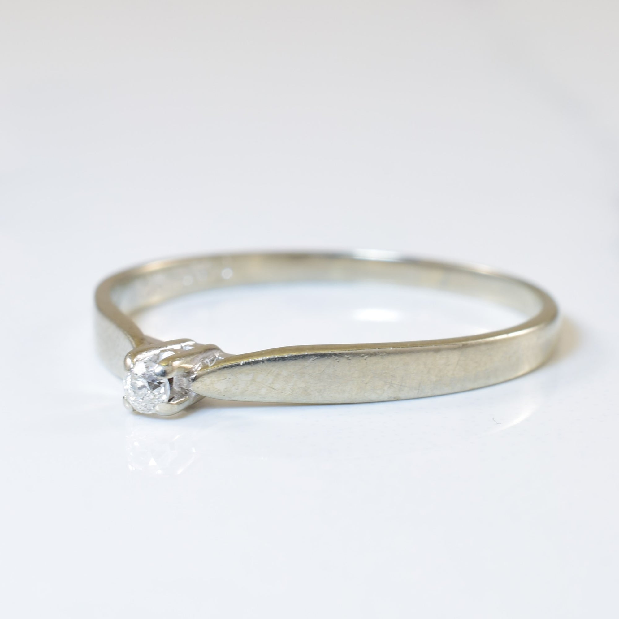 Solitaire Diamond Ring | 0.03ct | SZ 8.5 |