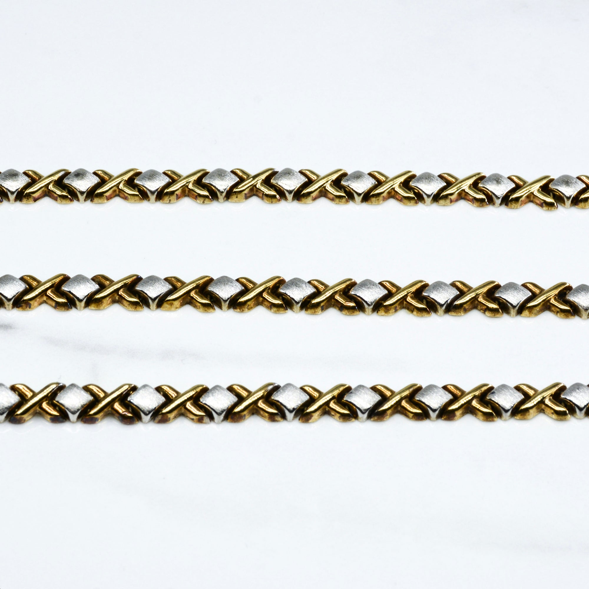 Criss Cross Necklace & Bracelet Suite |