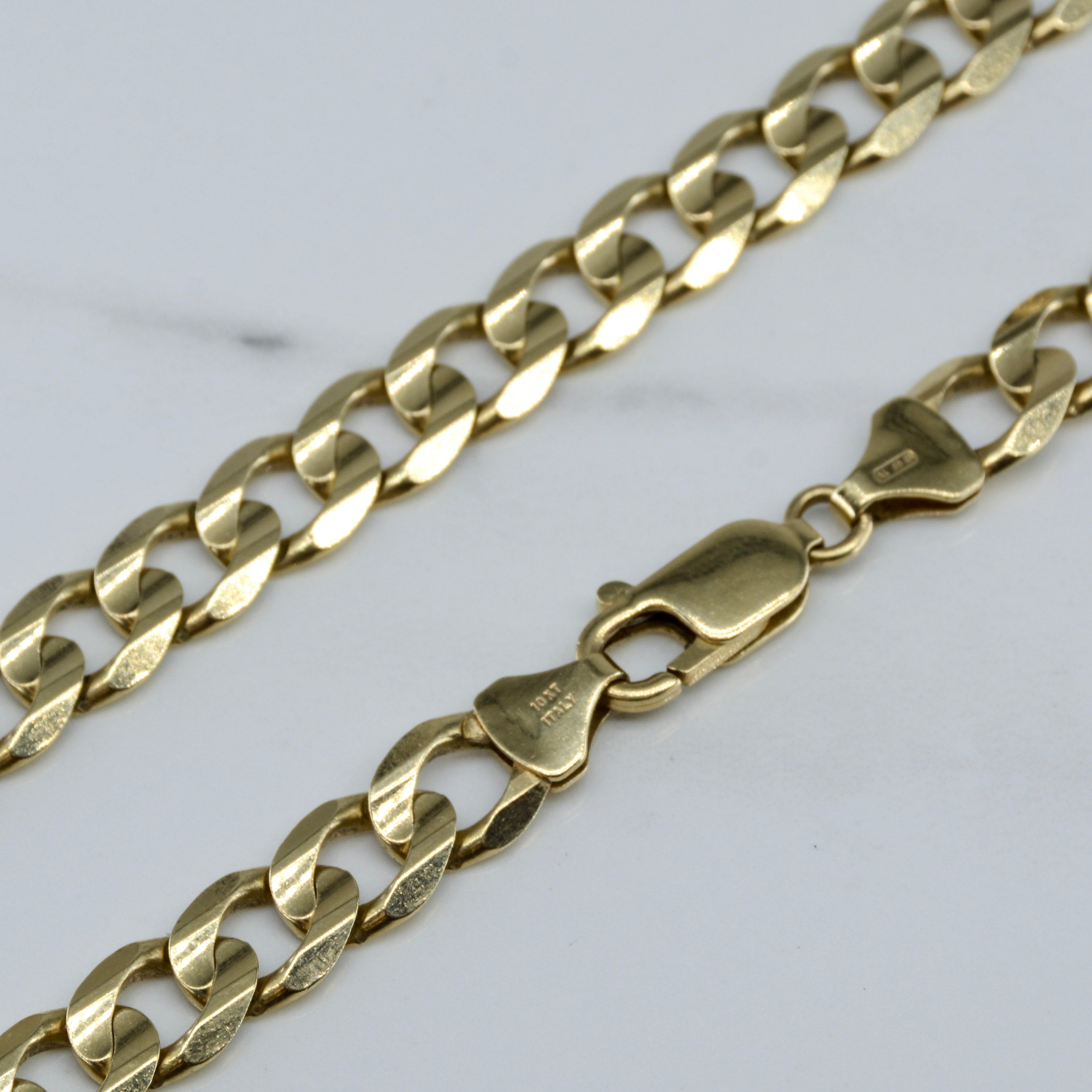 10k Yellow Gold Heavy Curb Chain | 22" |