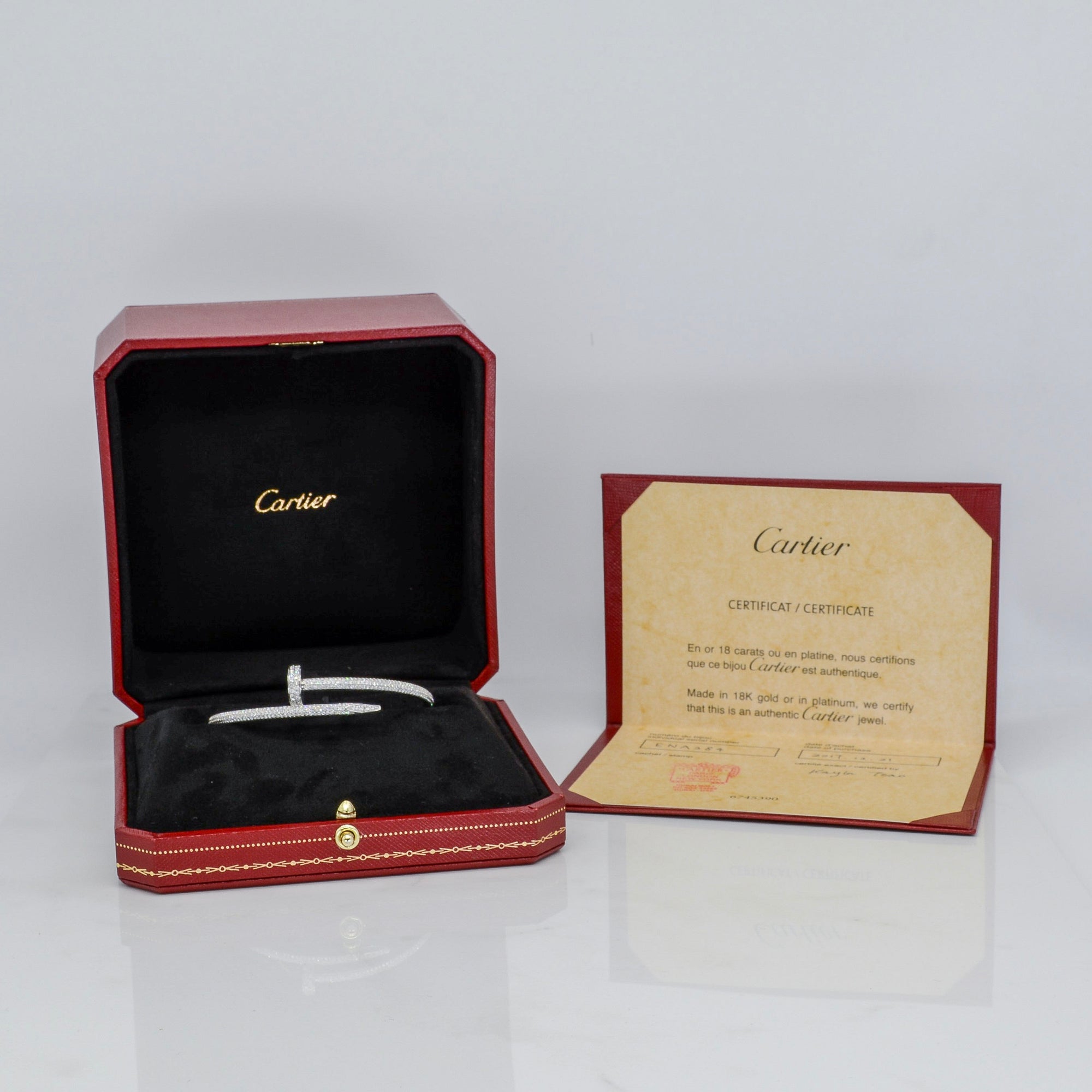 'Cartier' Juste Un Clou Diamond Bracelet