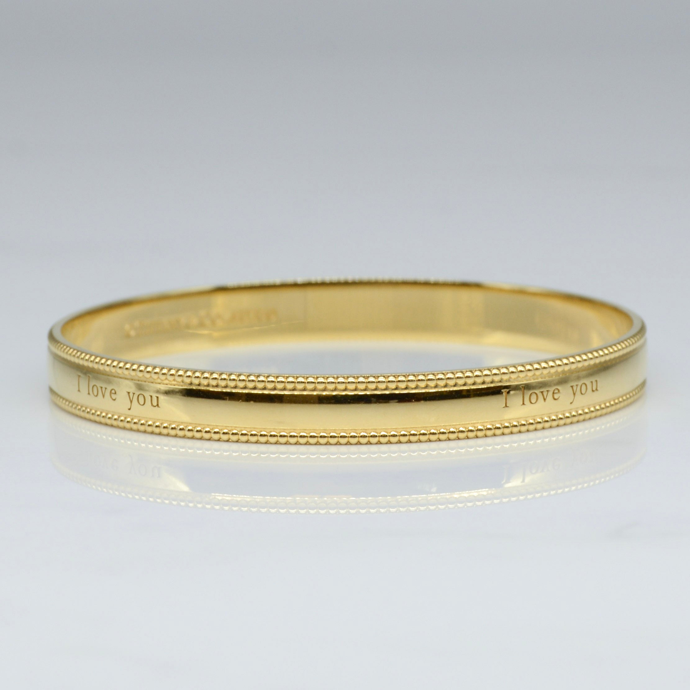 Tiffany & Co.' Engraved 'I Love You Bangle' | 7" |