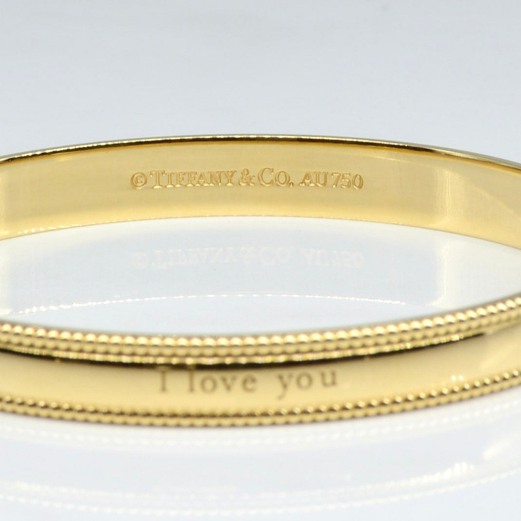 Tiffany & Co.' Engraved 'I Love You Bangle' | 7" |