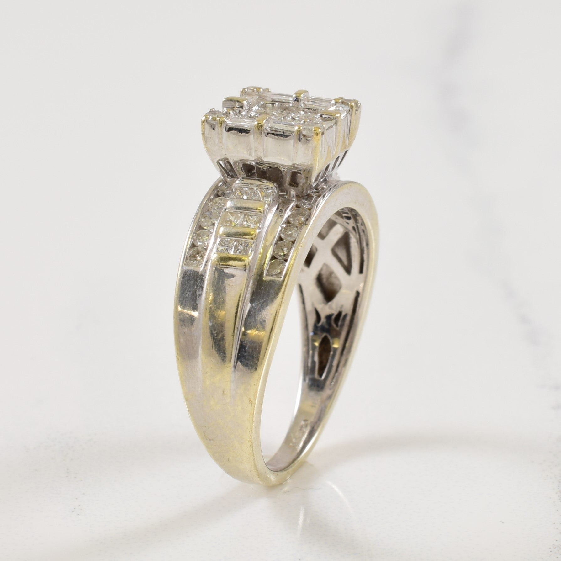 Diamond Cluster Set Ring | 0.52ctw | SZ 7.25 |