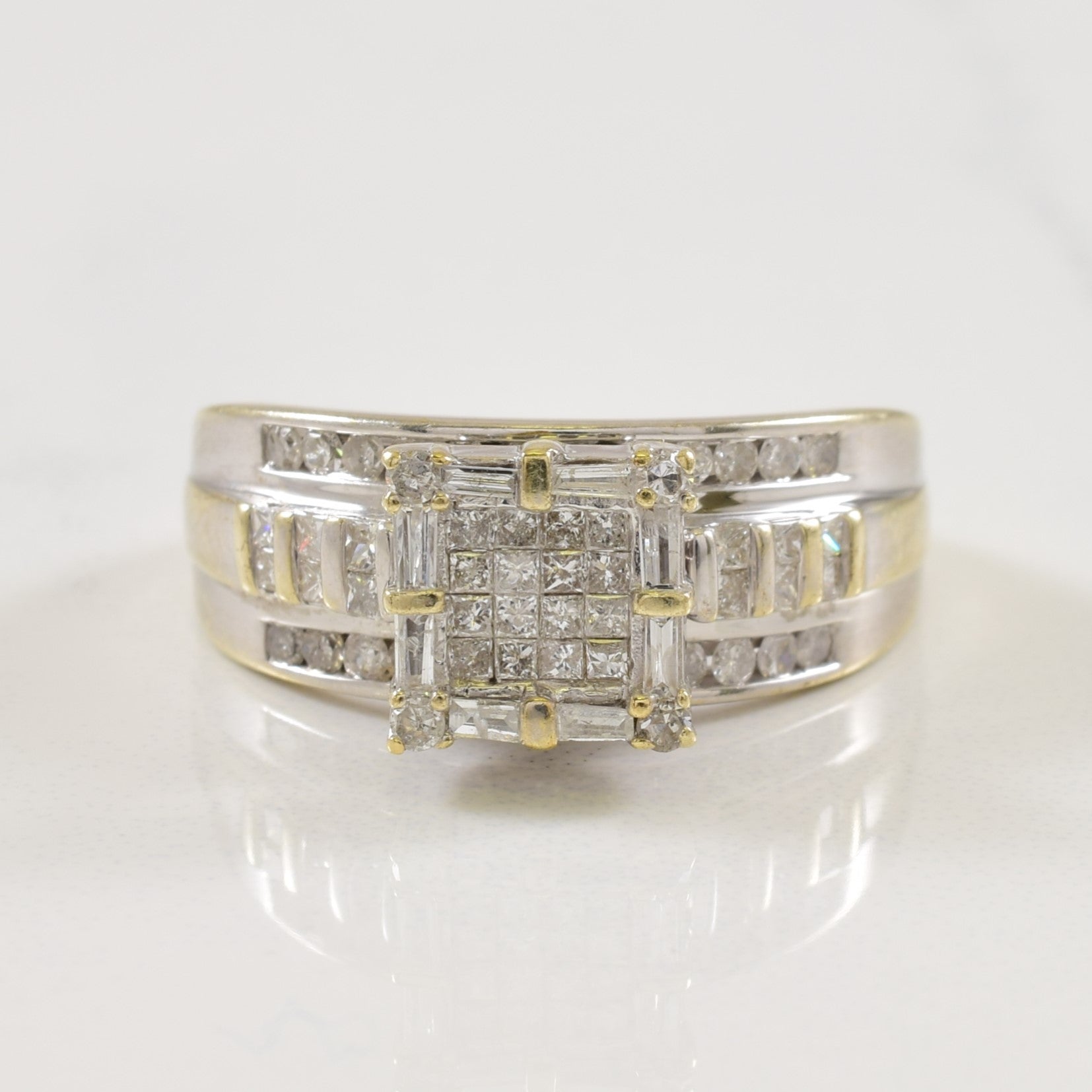 Diamond Cluster Set Ring | 0.52ctw | SZ 7.25 |
