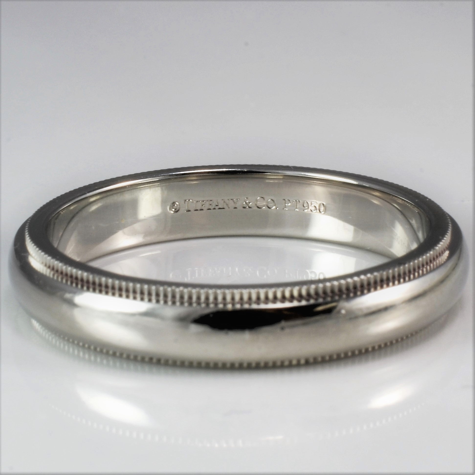 Tiffany & Co.' Milgrain Classic Wedding Band | SZ 9.75 |