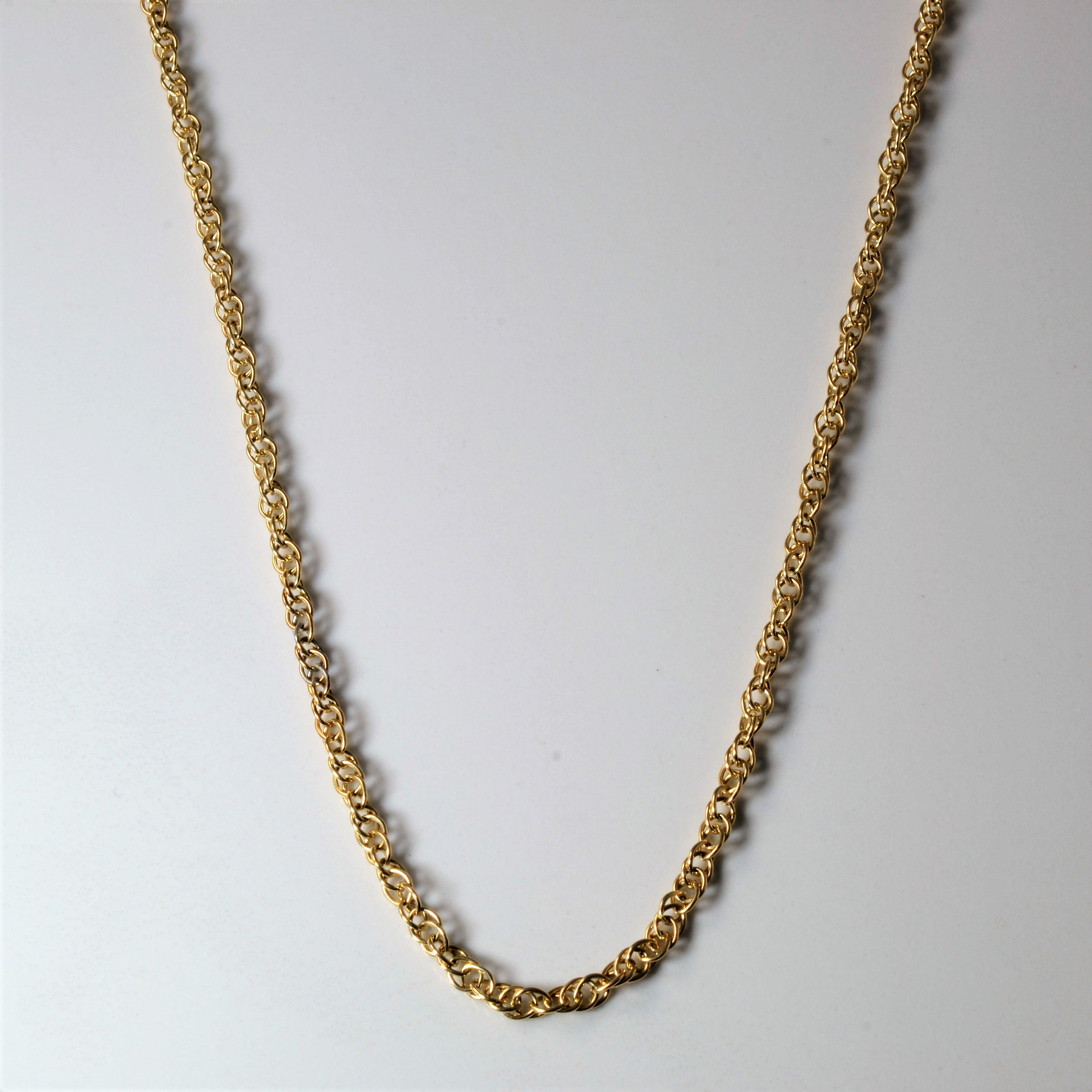 14k Yellow Gold Prince of Wales Chain | 22" |