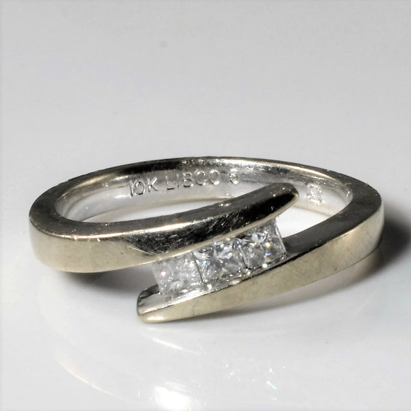 Bypass Princess Diamond Ring | 0.30ctw | SZ 5.5 |