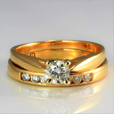 Diamond Engagement Ring Set | 0.48 ctw, SZ 5.75 |